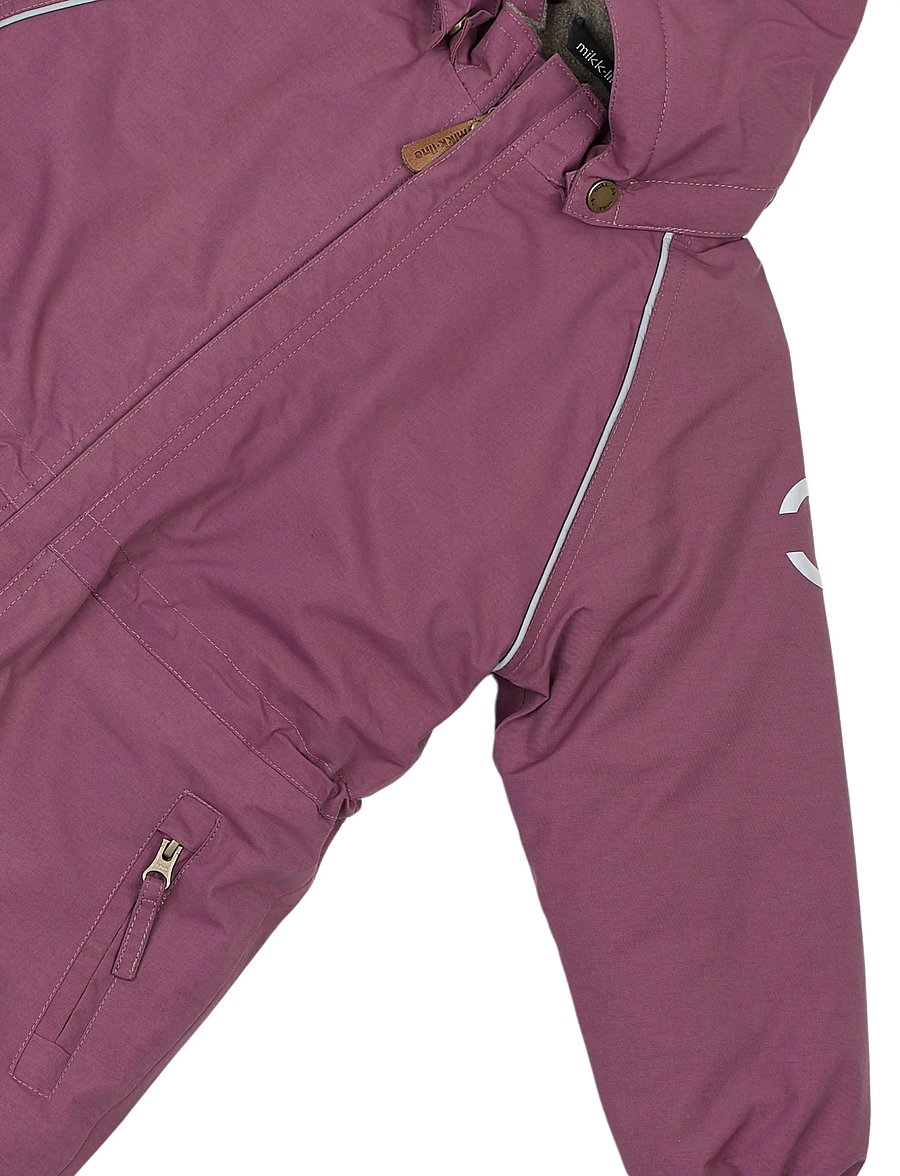 mikk-line - Nylon Junior Suit - Solid - schneeanzug - tulipwood - 4