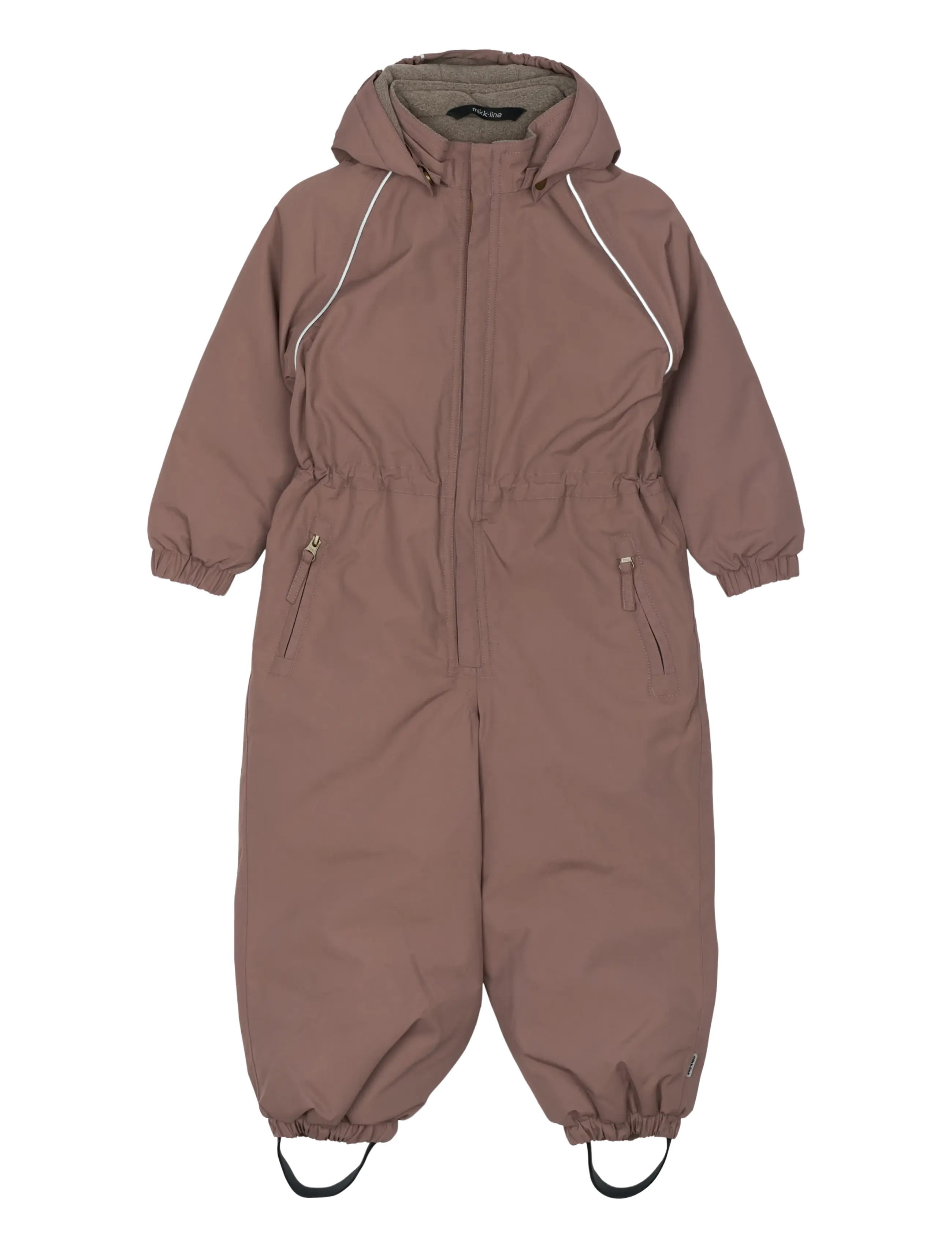mikk-line Nylon Junior Suit - Solid - Overalls - TWILIGHT MAUVE / brown