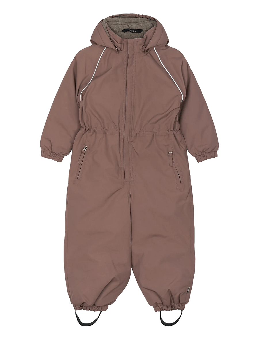 mikk-line - Nylon Junior Suit - Solid - schneeanzug - twilight mauve - 0
