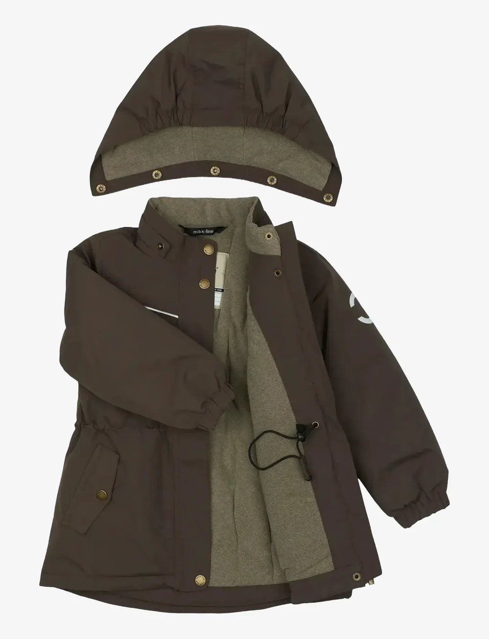 mikk-line - Nylon Girls Jacket - Solid - skijacken - raisin - 3