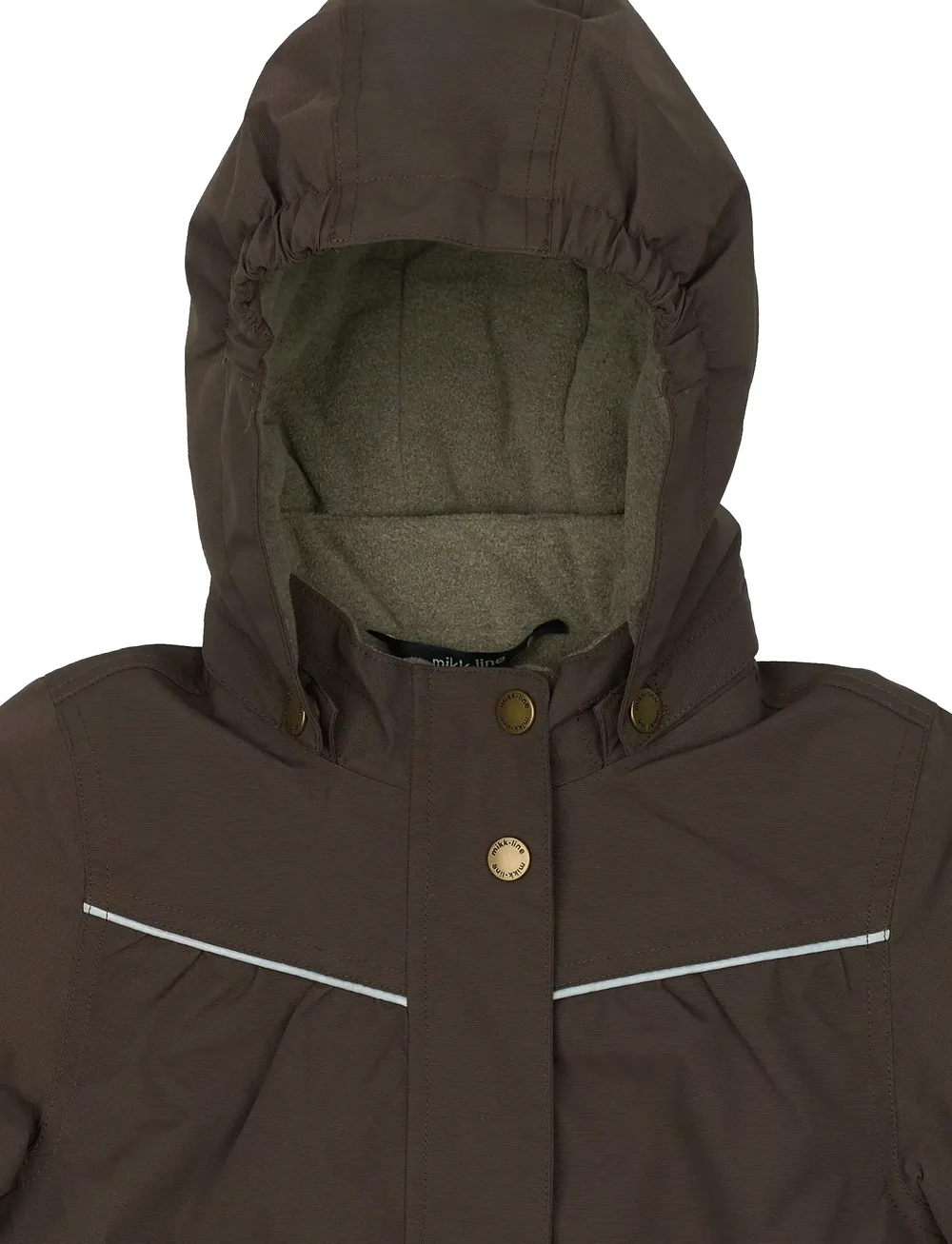 mikk-line - Nylon Girls Jacket - Solid - skijacken - raisin - 5