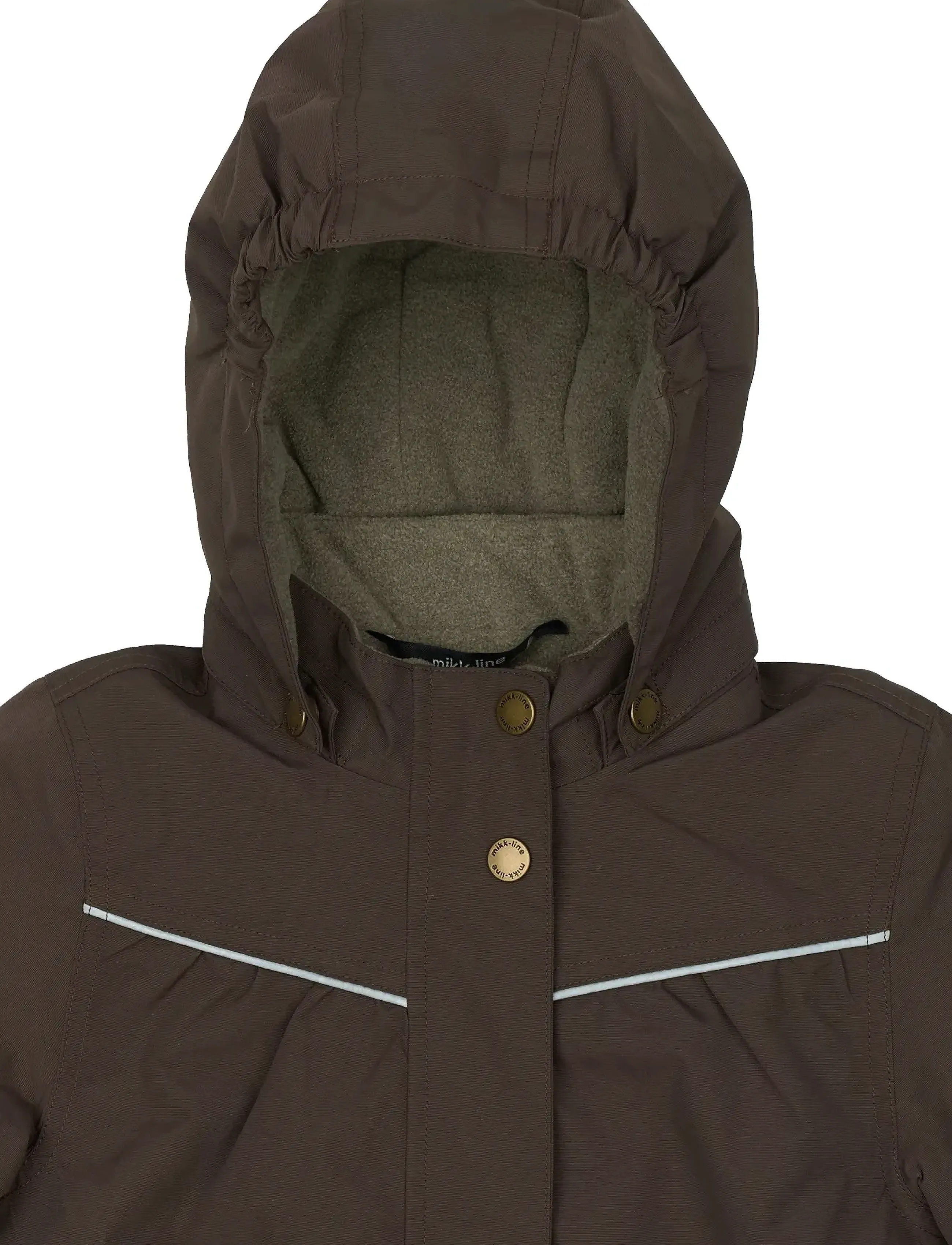 mikk-line - Nylon Girls Jacket - Solid - vinterjackor - raisin - 5