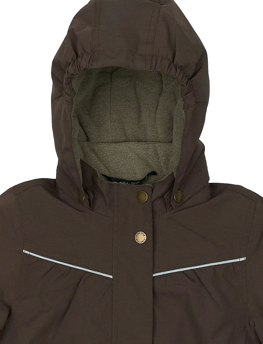 mikk-line - Nylon Girls Jacket - Solid - skidjackor - raisin - 5