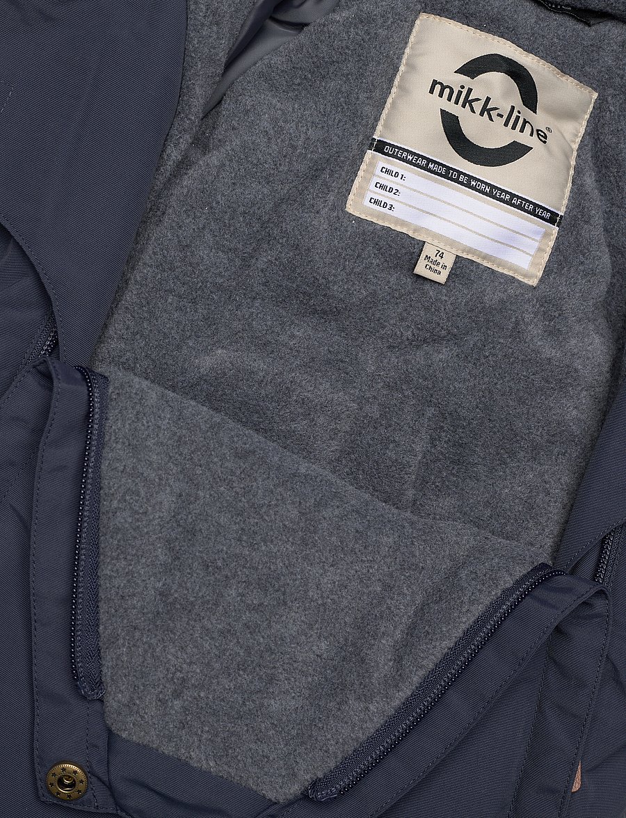 mikk-line - Nylon Baby Suit - Solid - talvekombinesoon - blue nights - 3