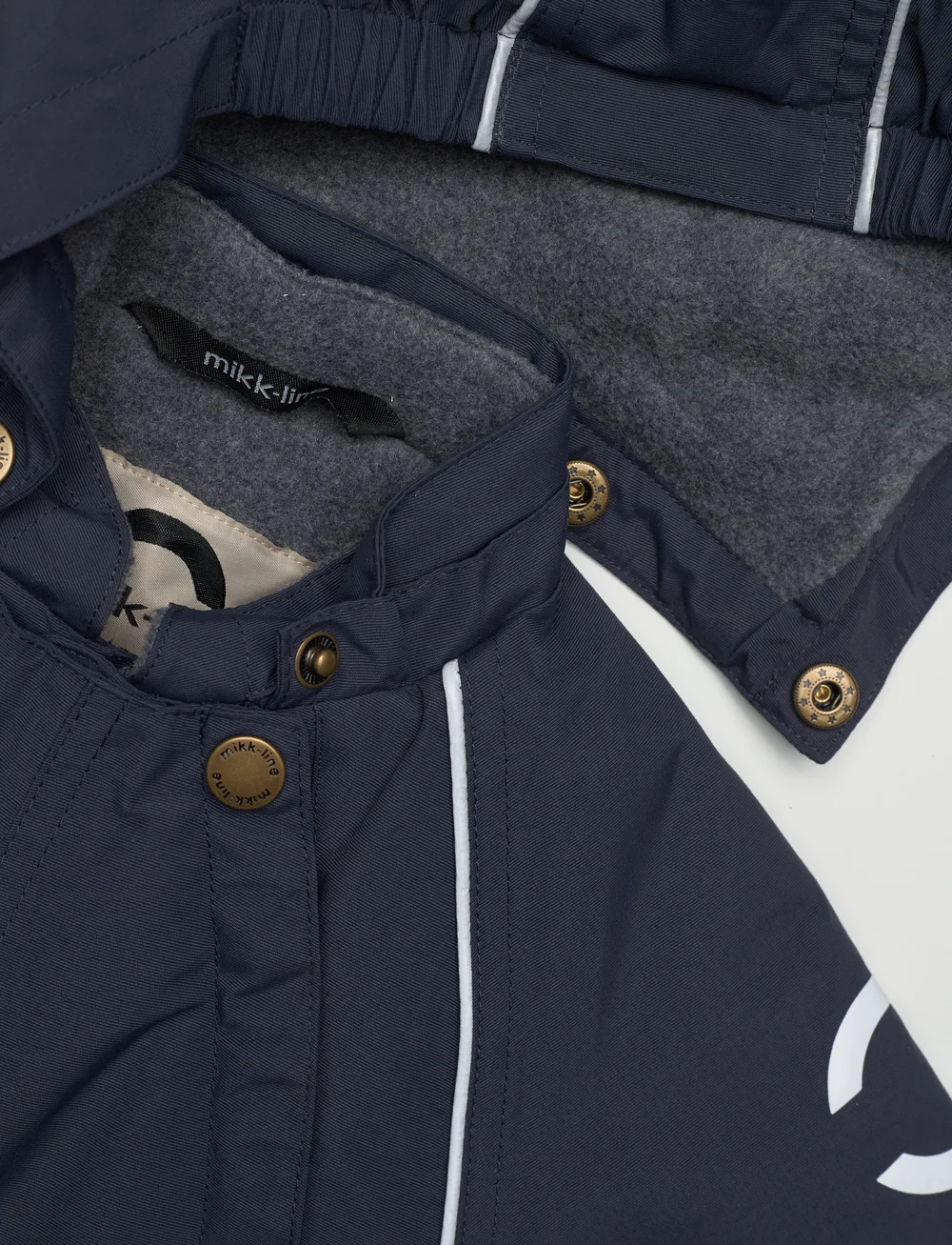 mikk-line - Nylon Baby Suit - Solid - talvekombinesoon - blue nights - 5