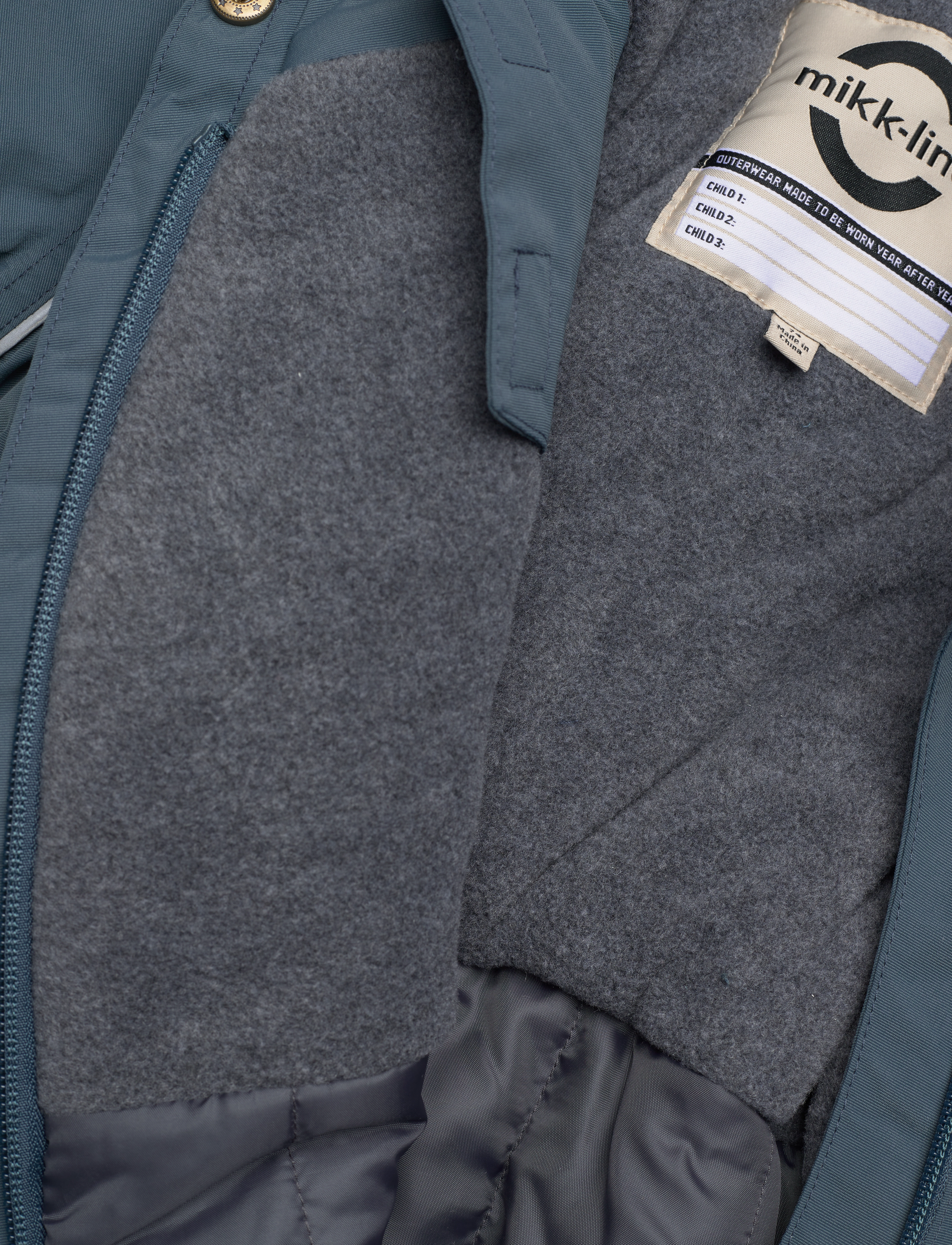 mikk-line - Nylon Baby Suit - Solid - snowsuit - orion blue - 4