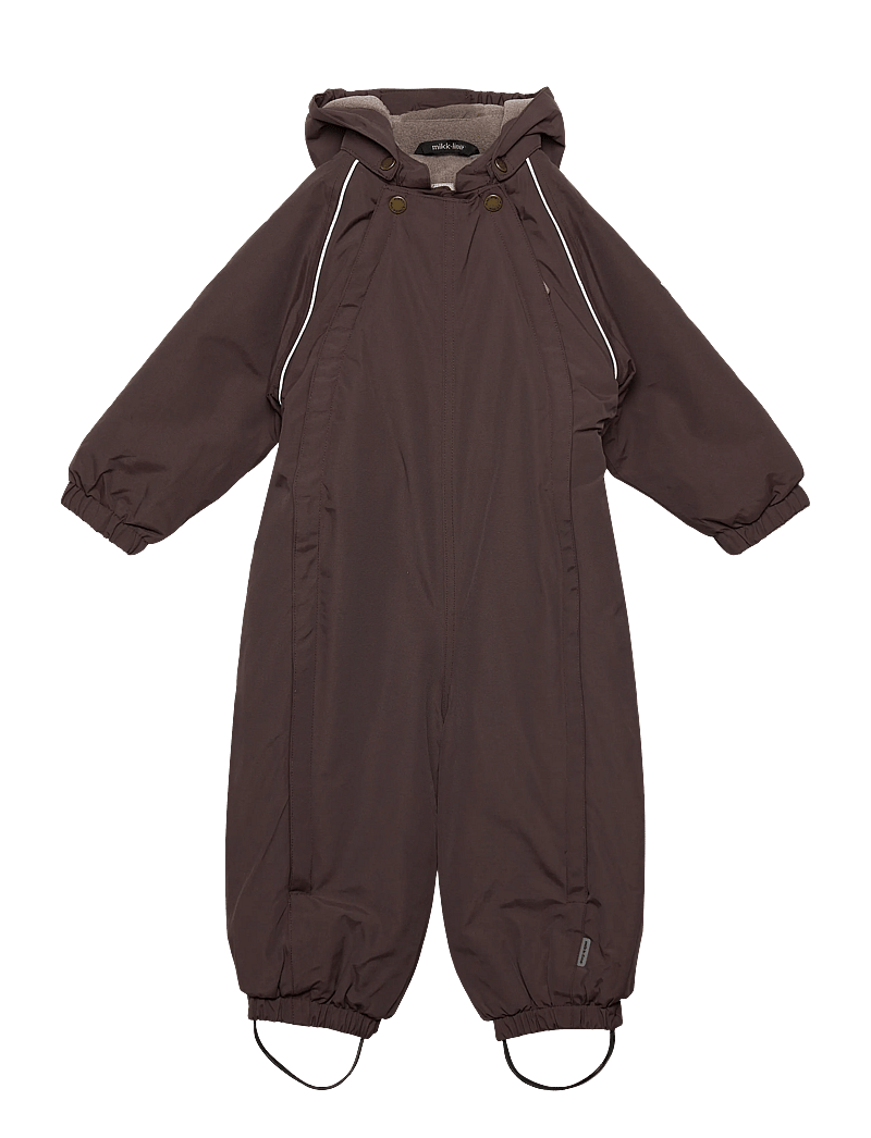 mikk-line - Nylon Baby Suit - Solid - schneeanzug - raisin - 0