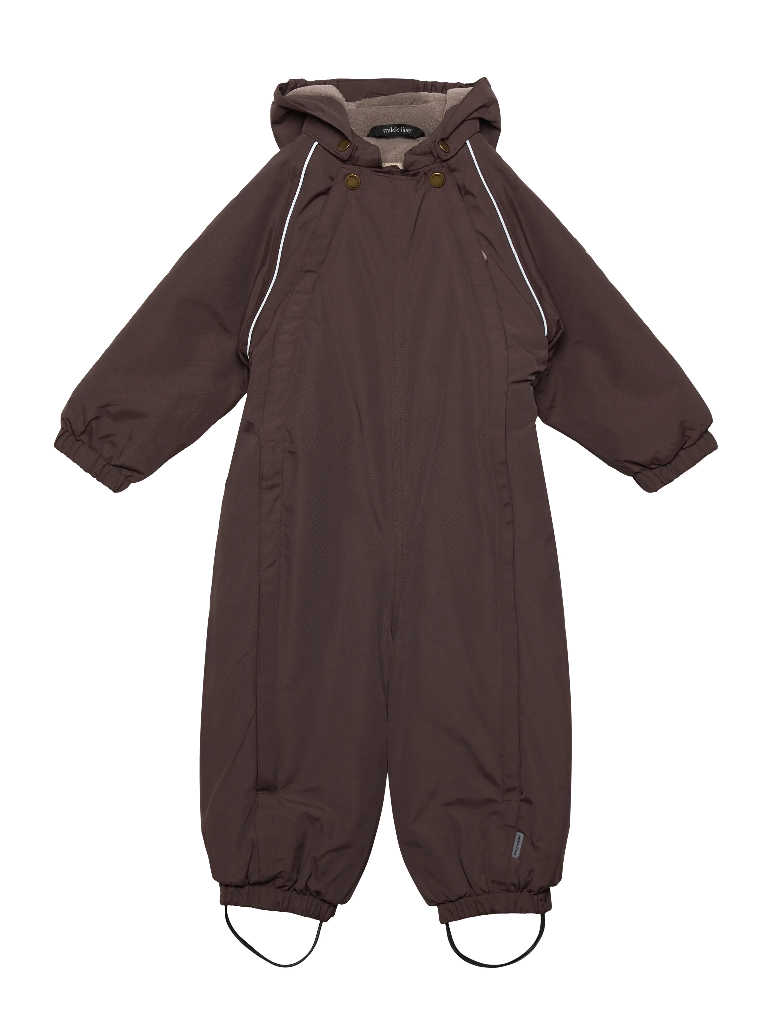 mikk-line Nylon Baby Suit - Solid - Talvekombinesoon - RAISIN / brown