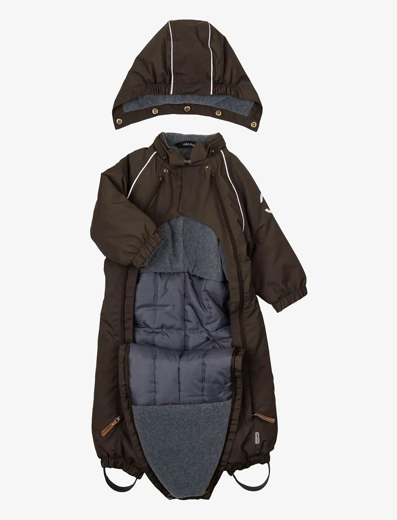 mikk-line - Nylon Baby Suit - Solid - shop efter alder - raisin - 2