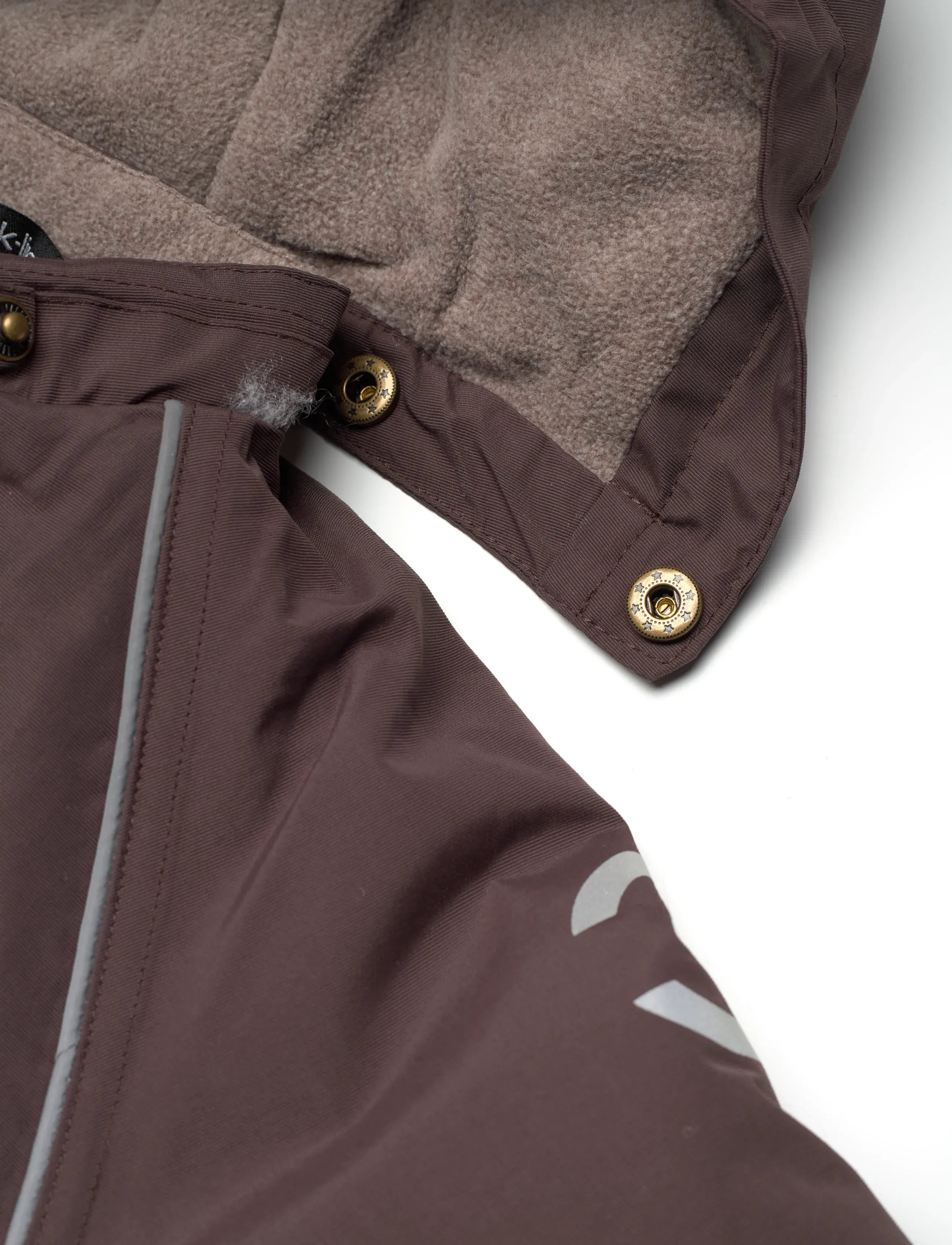 mikk-line - Nylon Baby Suit - Solid - Žieminiai kombinezonai - raisin - 4