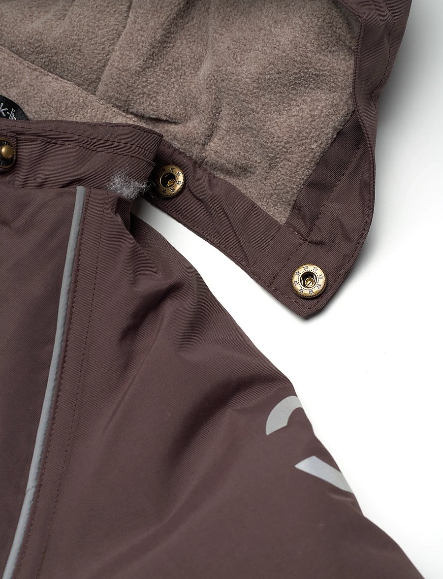 mikk-line - Nylon Baby Suit - Solid - snowsuit - raisin - 4
