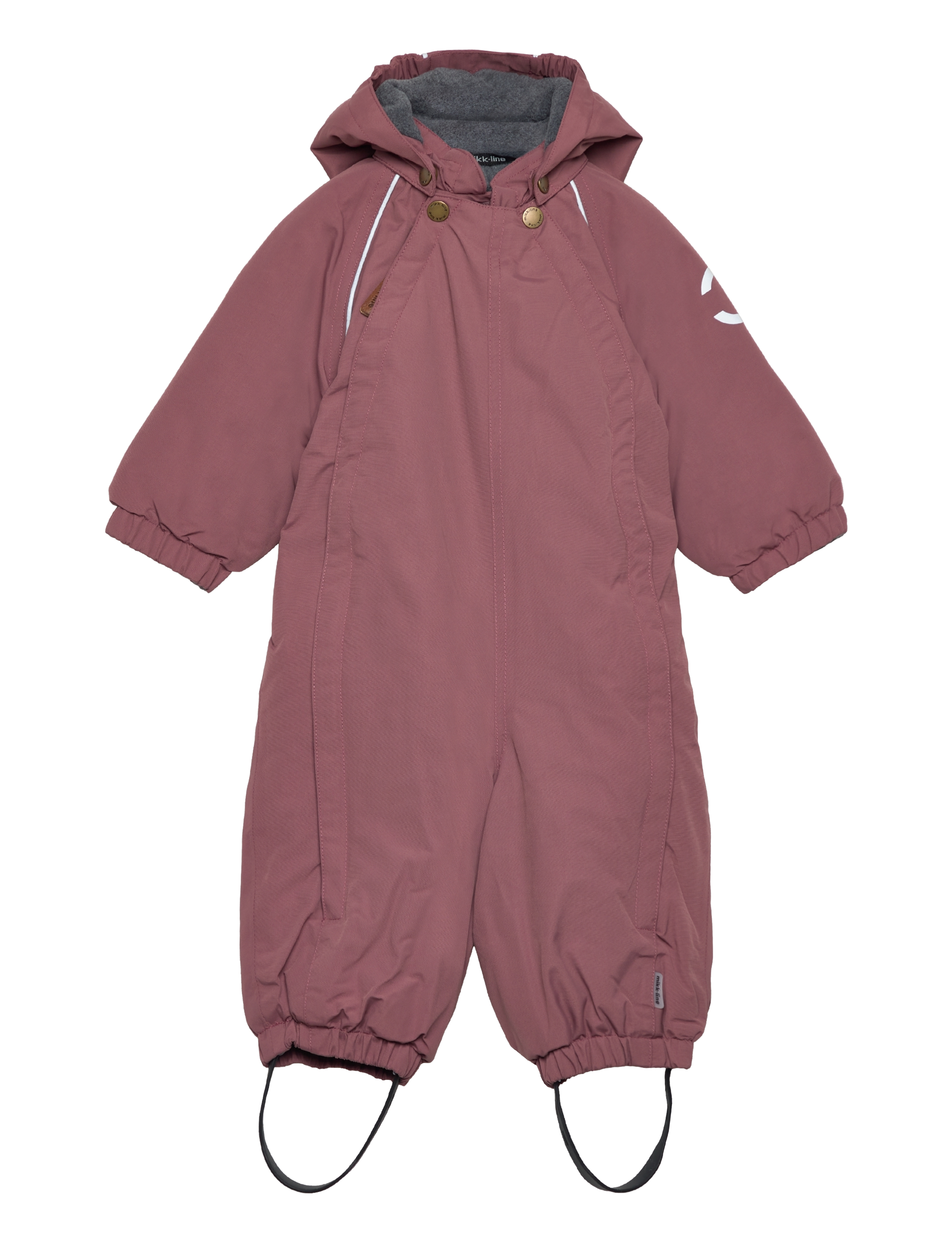 mikk-line Nylon Baby Suit Solid, 74, Coveralls, Rosa - Snow-ski Coveralls & Sets, Kinder