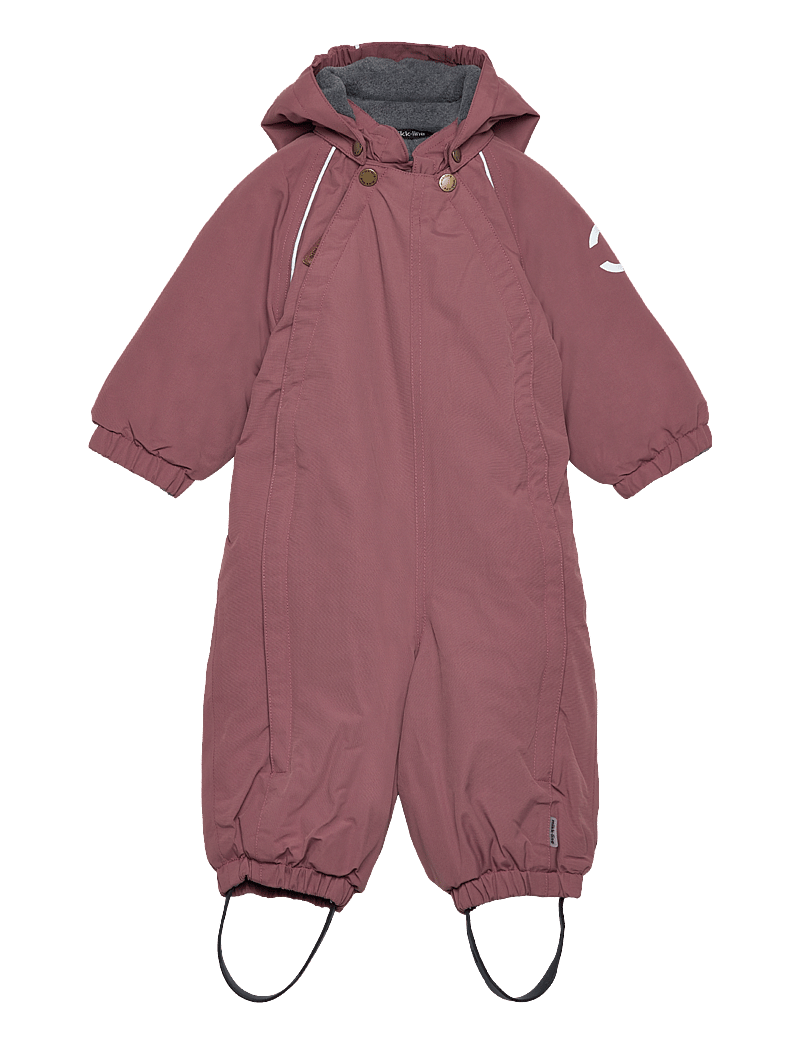 mikk-line - Nylon Baby Suit - Solid - snowsuit - rose brown - 0