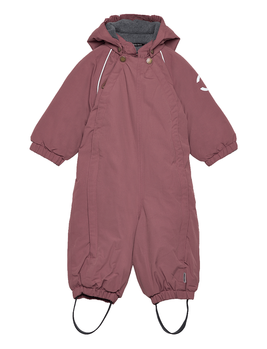 mikk-line - Nylon Baby Suit - Solid - talvekombinesoon - rose brown - 0