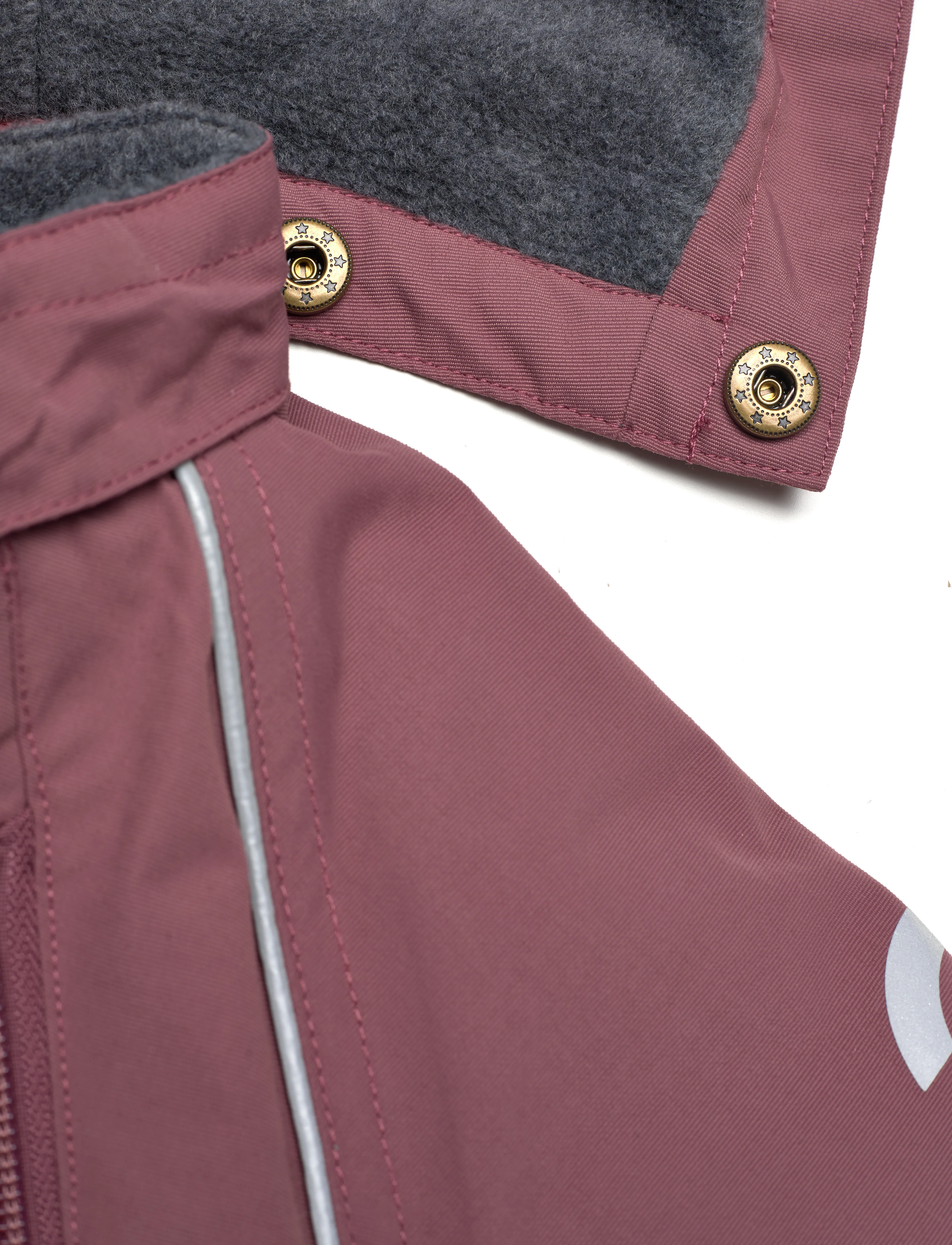 mikk-line - Nylon Baby Suit - Solid - overtøj - rose brown - 3