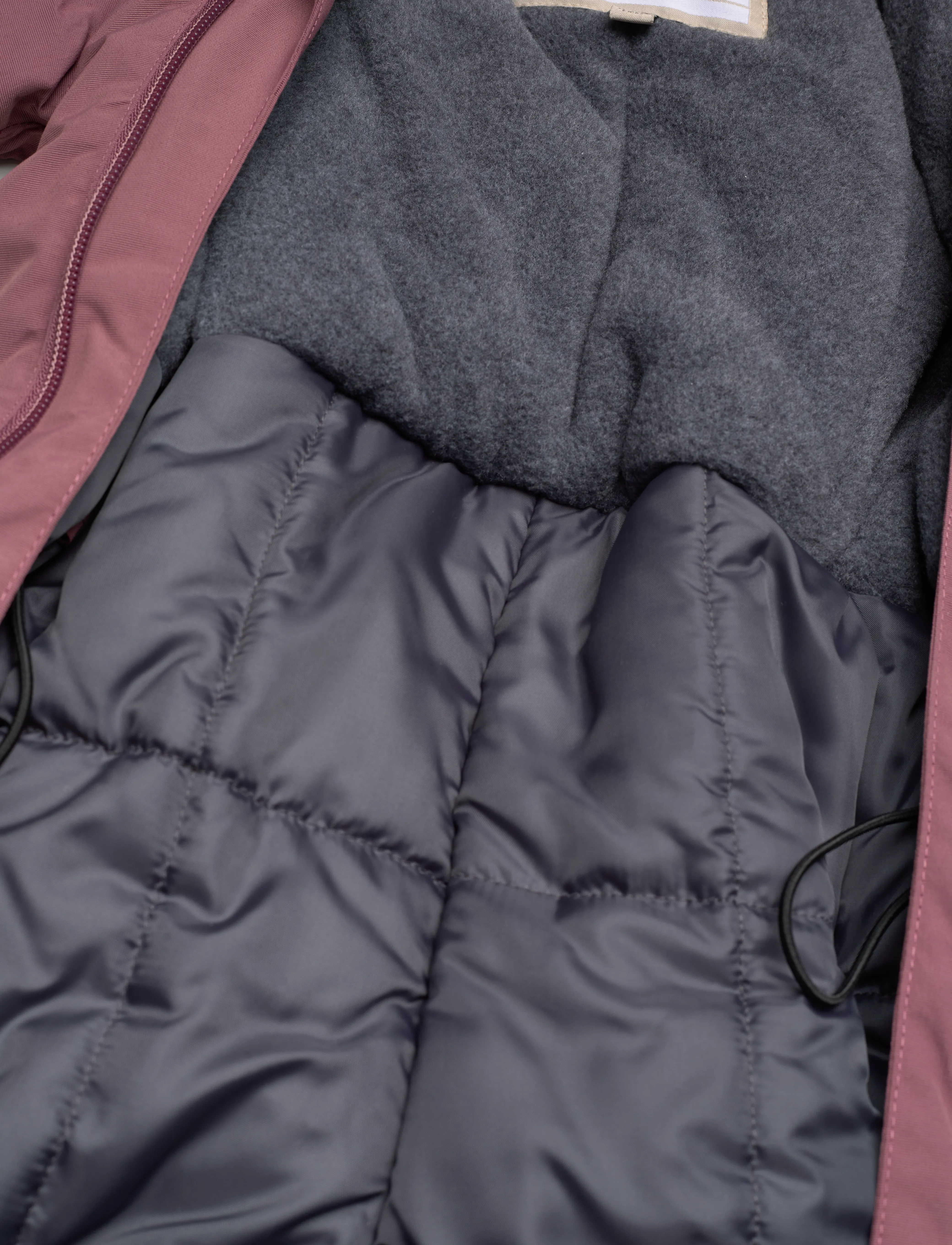 mikk-line - Nylon Baby Suit - Solid - overtøj - rose brown - 4