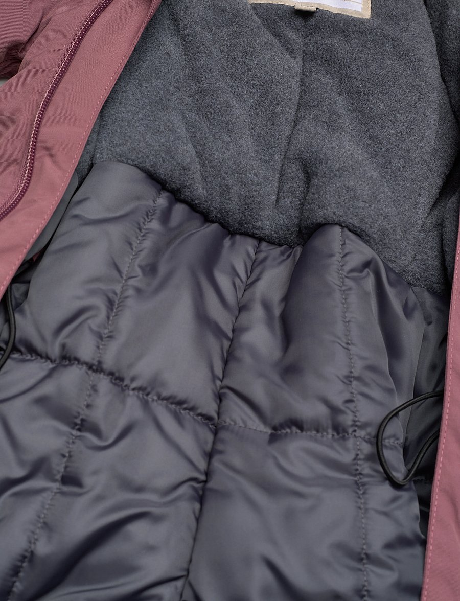 mikk-line - Nylon Baby Suit - Solid - talvekombinesoon - rose brown - 4