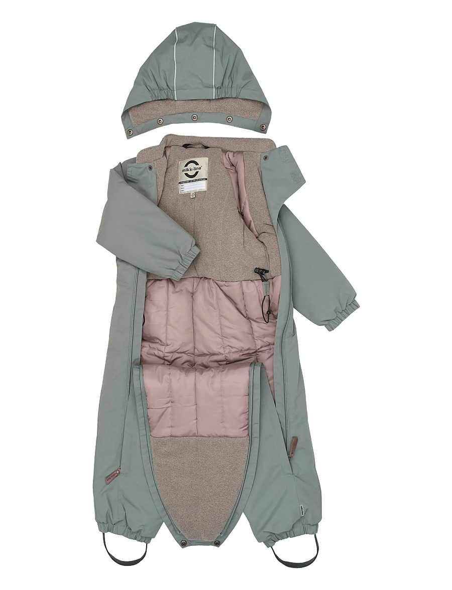 mikk-line - Nylon Baby Suit - Solid - talvekombed - sedona sage - 2
