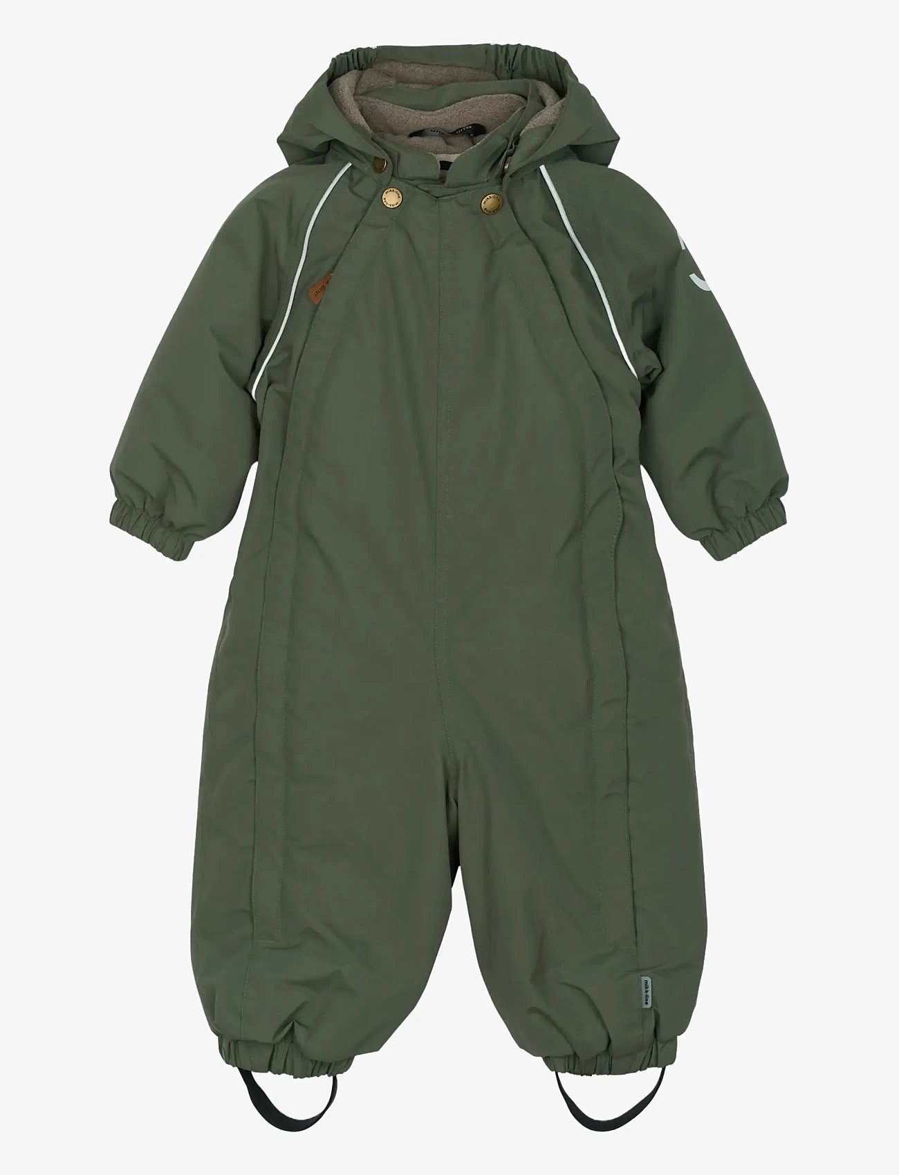 mikk-line - Nylon Baby Suit - Solid - schneeanzug - thyme - 0