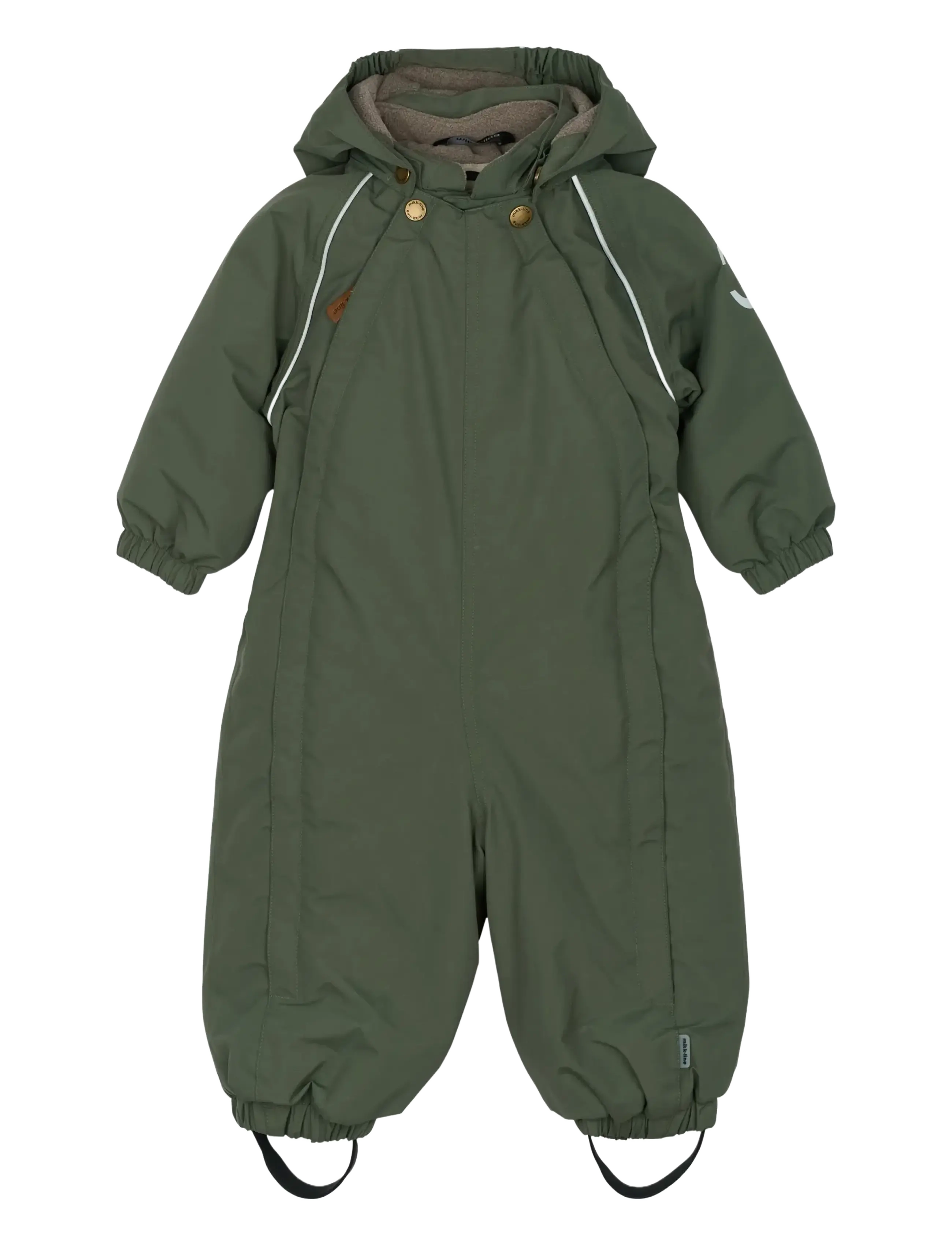 mikk-line Nylon Baby Suit - Solid - Overaller - THYME / green