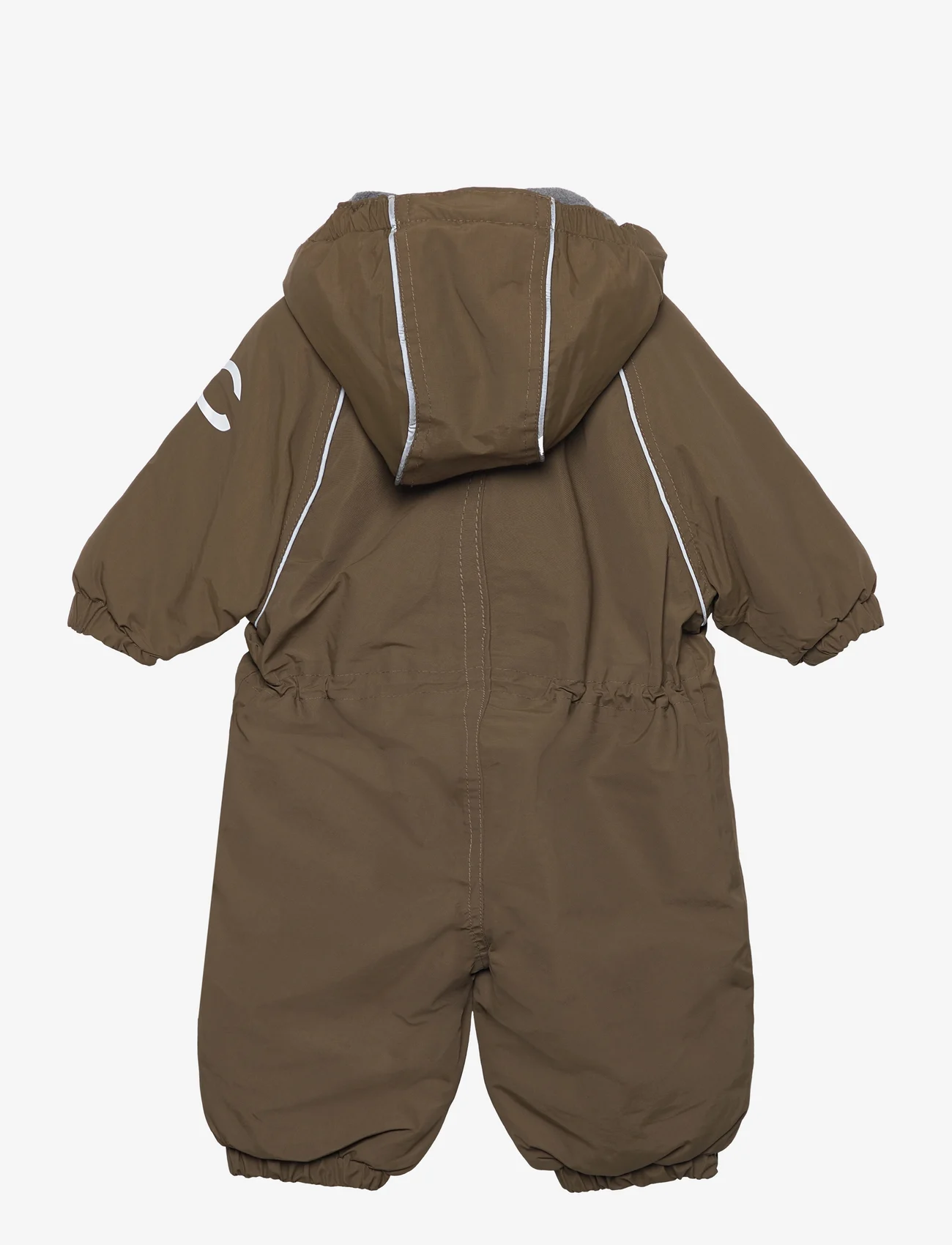 mikk-line - Nylon Baby Suit - Solid - snowsuit - beech - 1