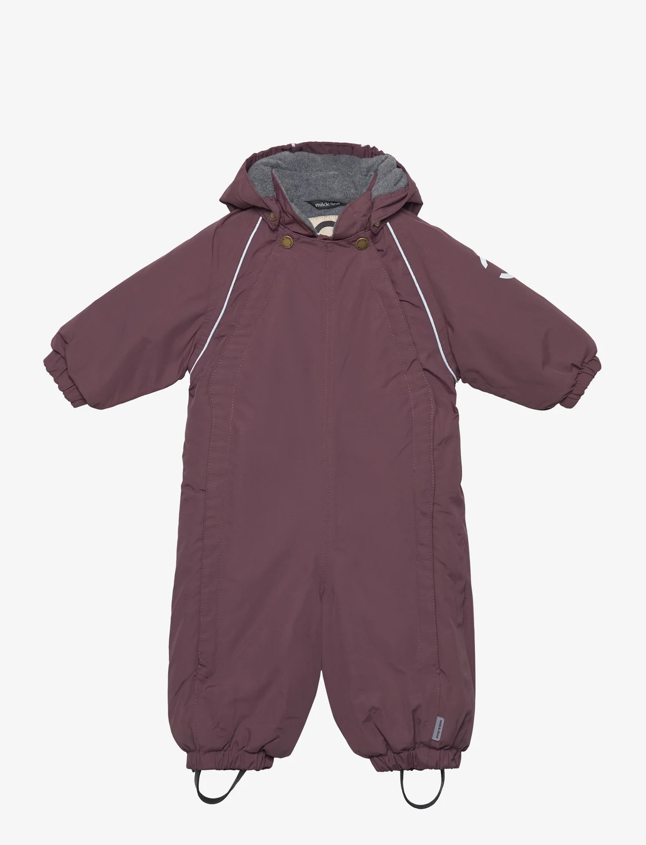 mikk-line - Nylon Baby Suit - Solid - snowsuit - huckleberry - 0