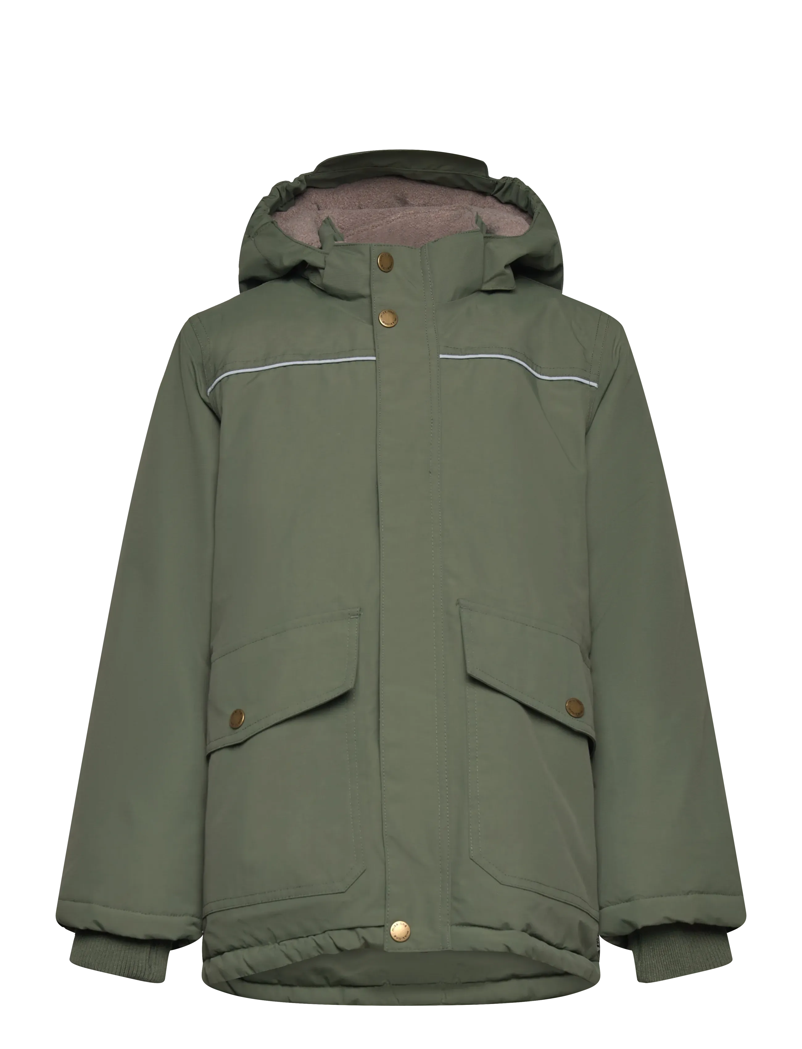 mikk-line Nylon Boys Jacket, 104, Jackets & Coats, Khakigrün - Winter Jackets, Kinder