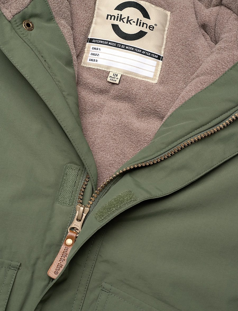 mikk-line - Nylon Boys Jacket - boblejakker & dunjakker - thyme - 2