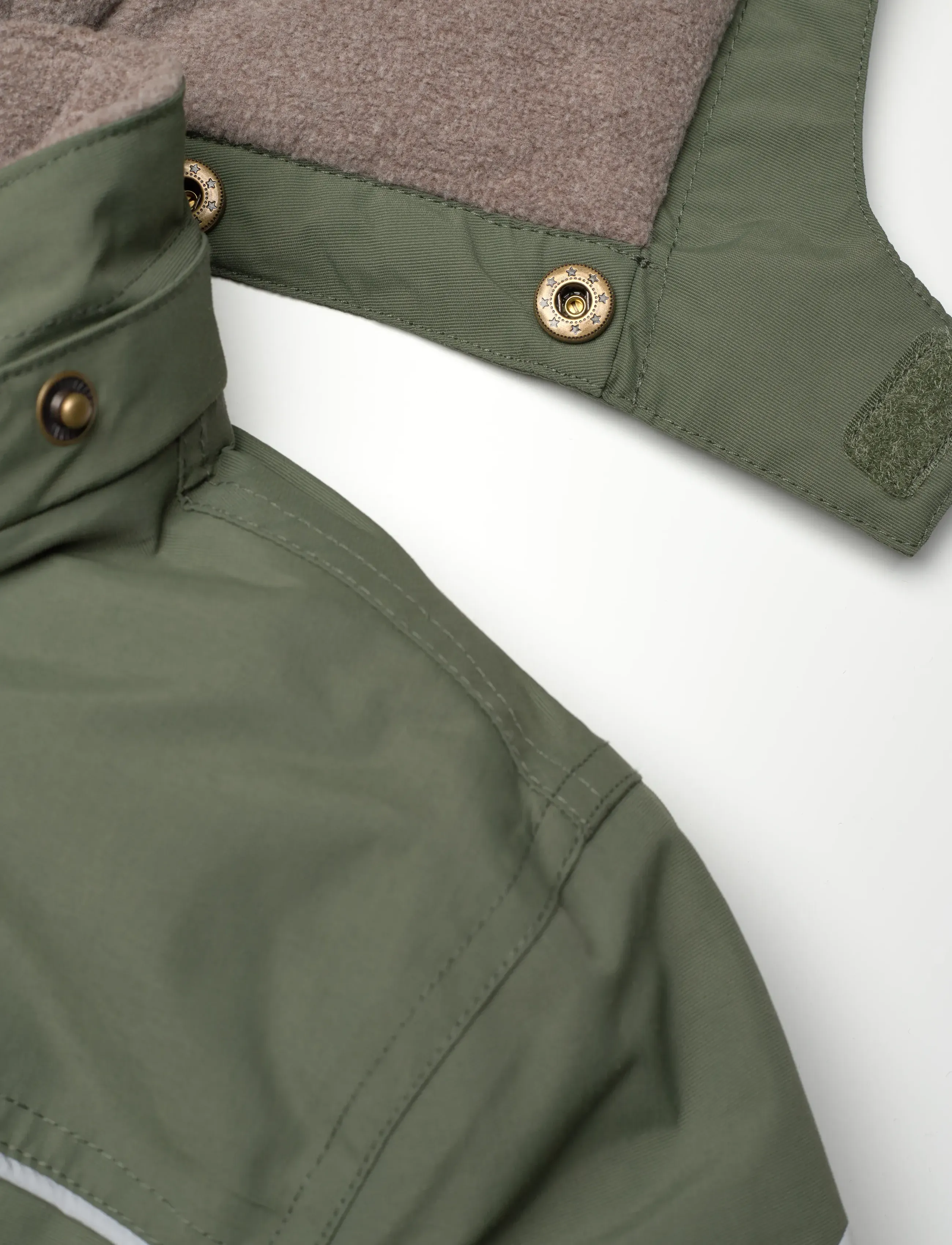mikk-line - Nylon Boys Jacket - vinterjakker - thyme - 3