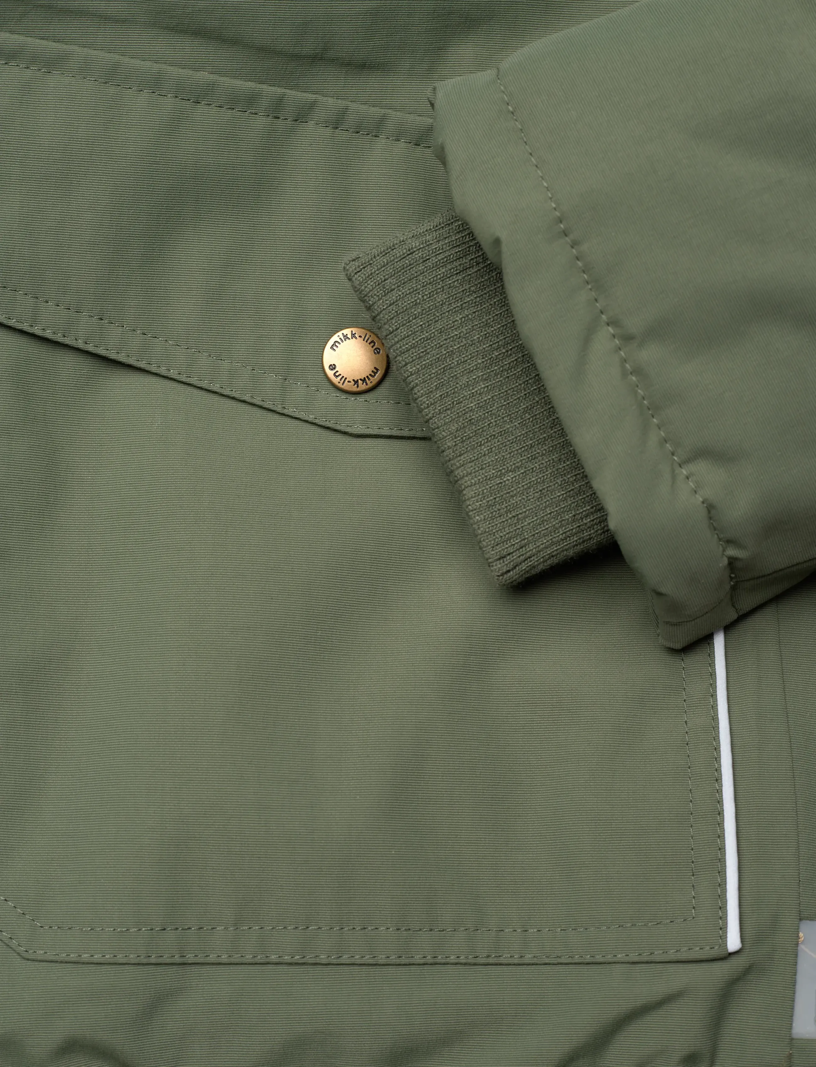 mikk-line - Nylon Boys Jacket - vinterjakker - thyme - 4