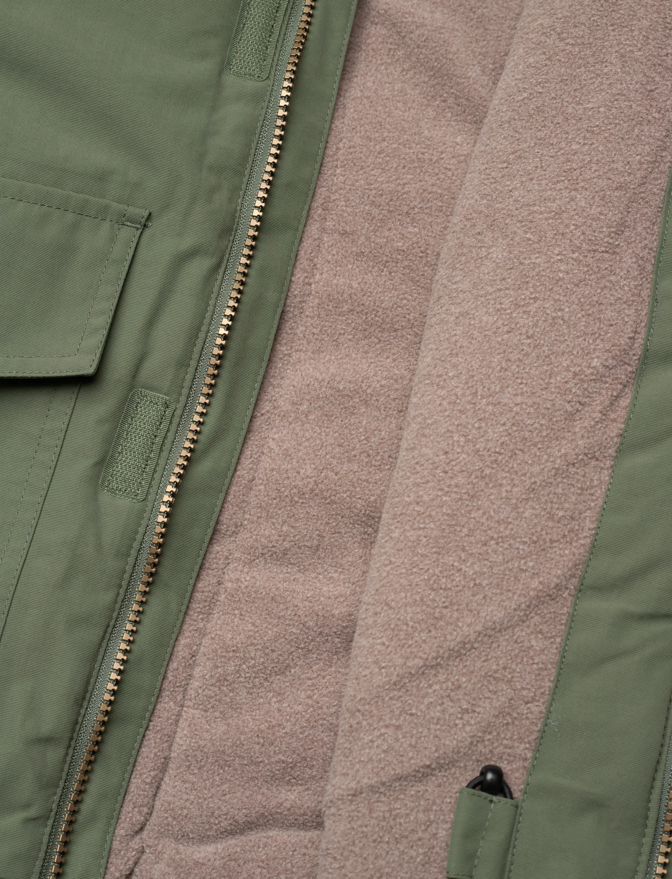 mikk-line - Nylon Boys Jacket - vinterjakker - thyme - 5