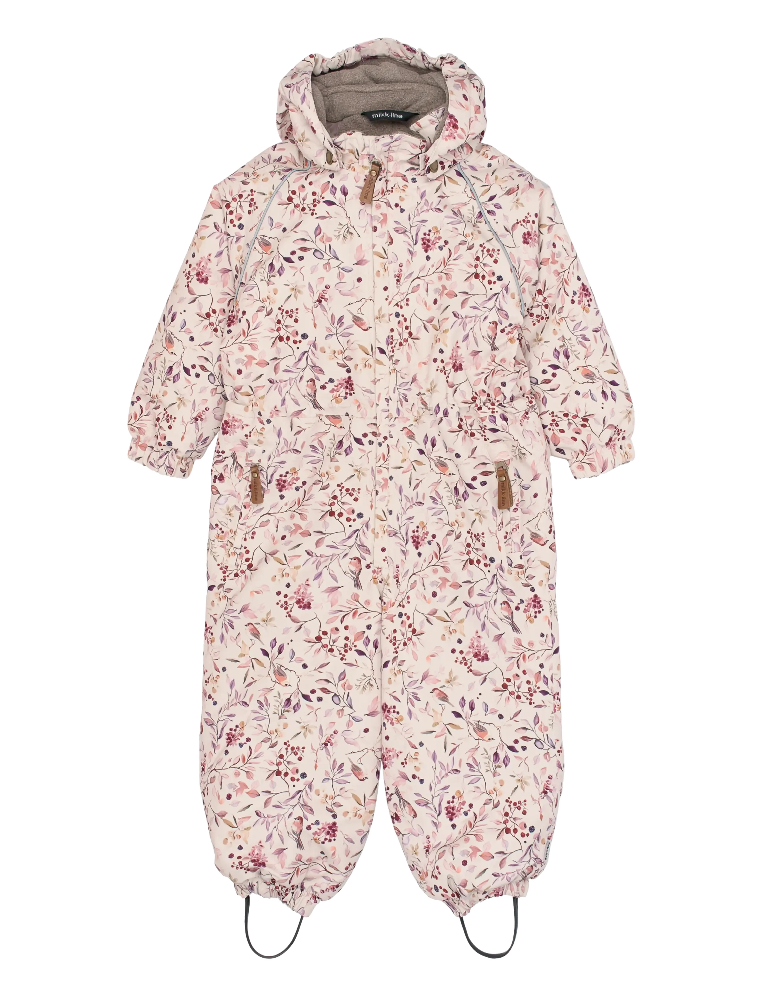 mikk-line Polyester Junior Suit - Aop Floral - Overalls - BERRIES & BIRDS AOP / cream