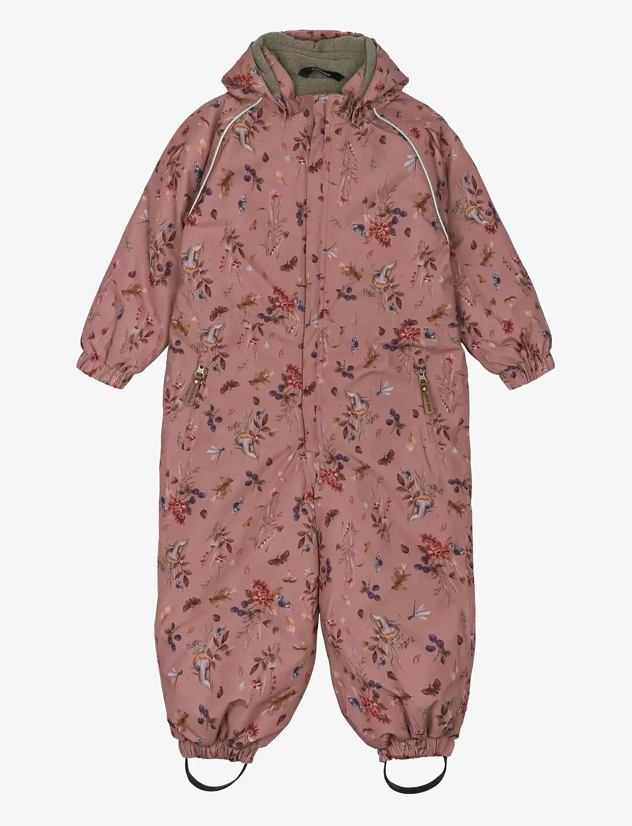 mikk-line - Polyester Junior Suit - Aop Floral - shop efter alder - burlwood - 0