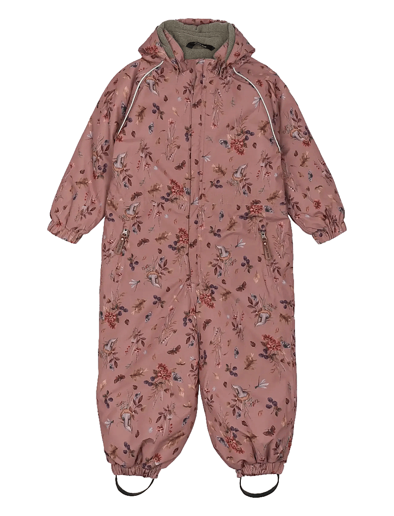mikk-line - Polyester Junior Suit - Aop Floral - shop efter alder - burlwood - 0