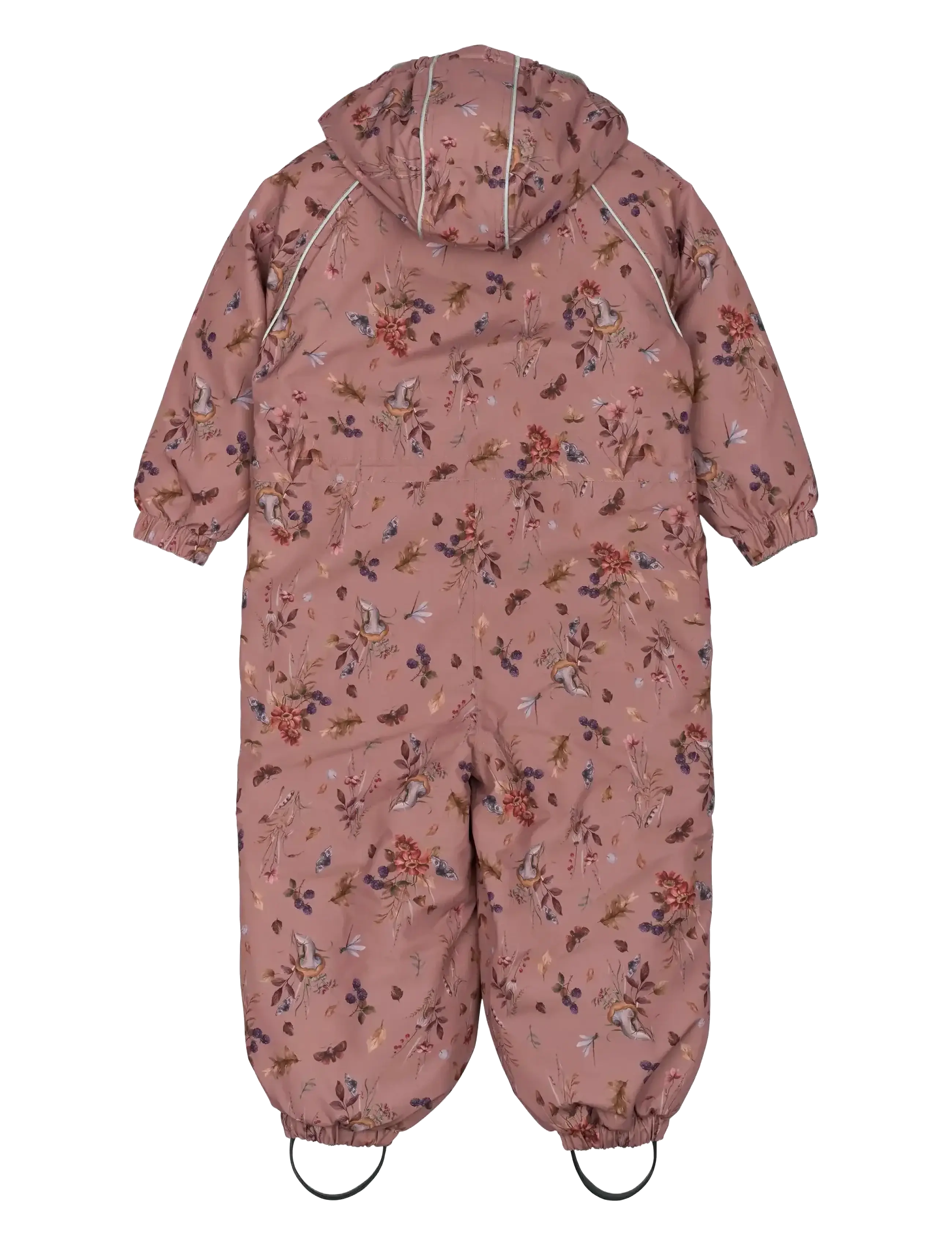 mikk-line - Polyester Junior Suit - Aop Floral - haalarit - burlwood - 1