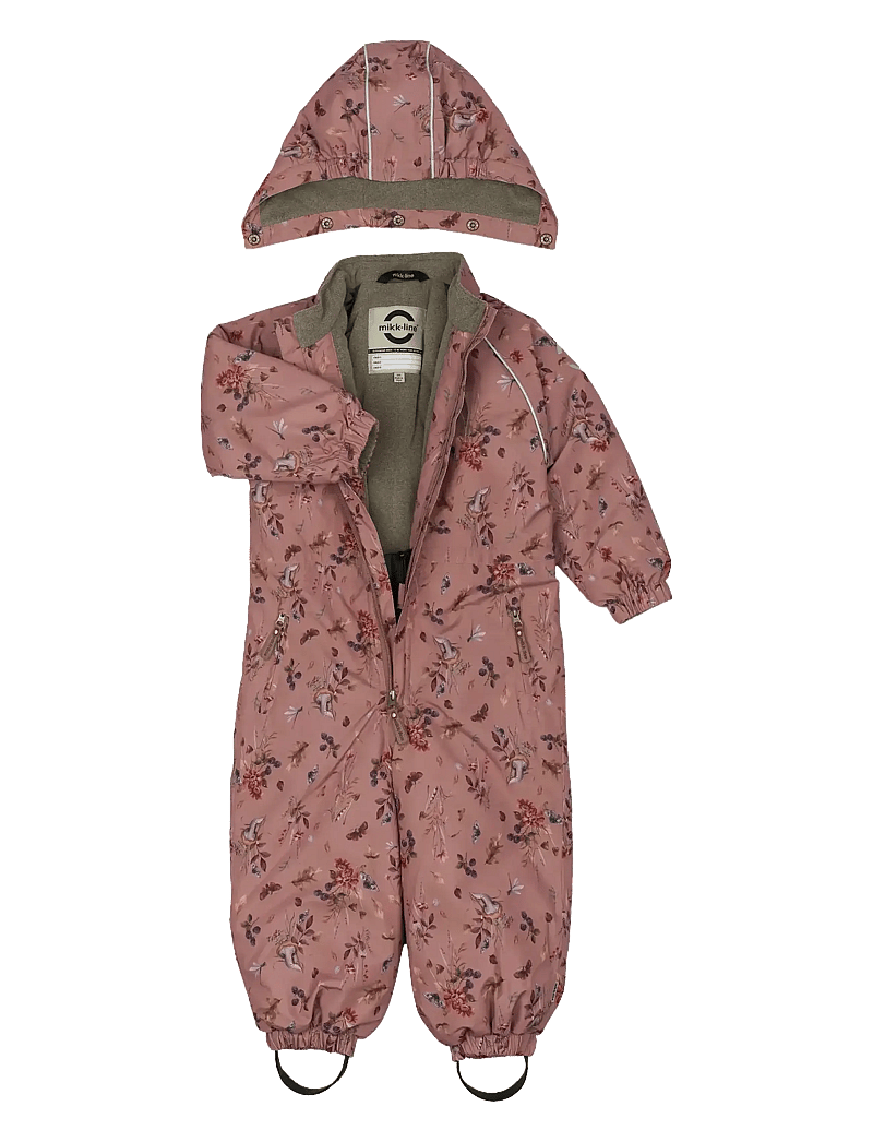 mikk-line - Polyester Junior Suit - Aop Floral - shop efter alder - burlwood - 2