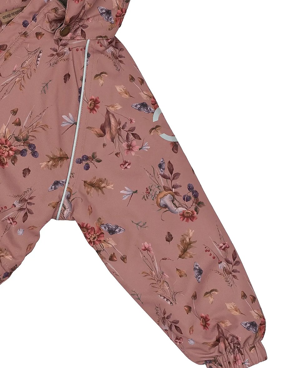 mikk-line - Polyester Junior Suit - Aop Floral - snjógallar - burlwood - 3