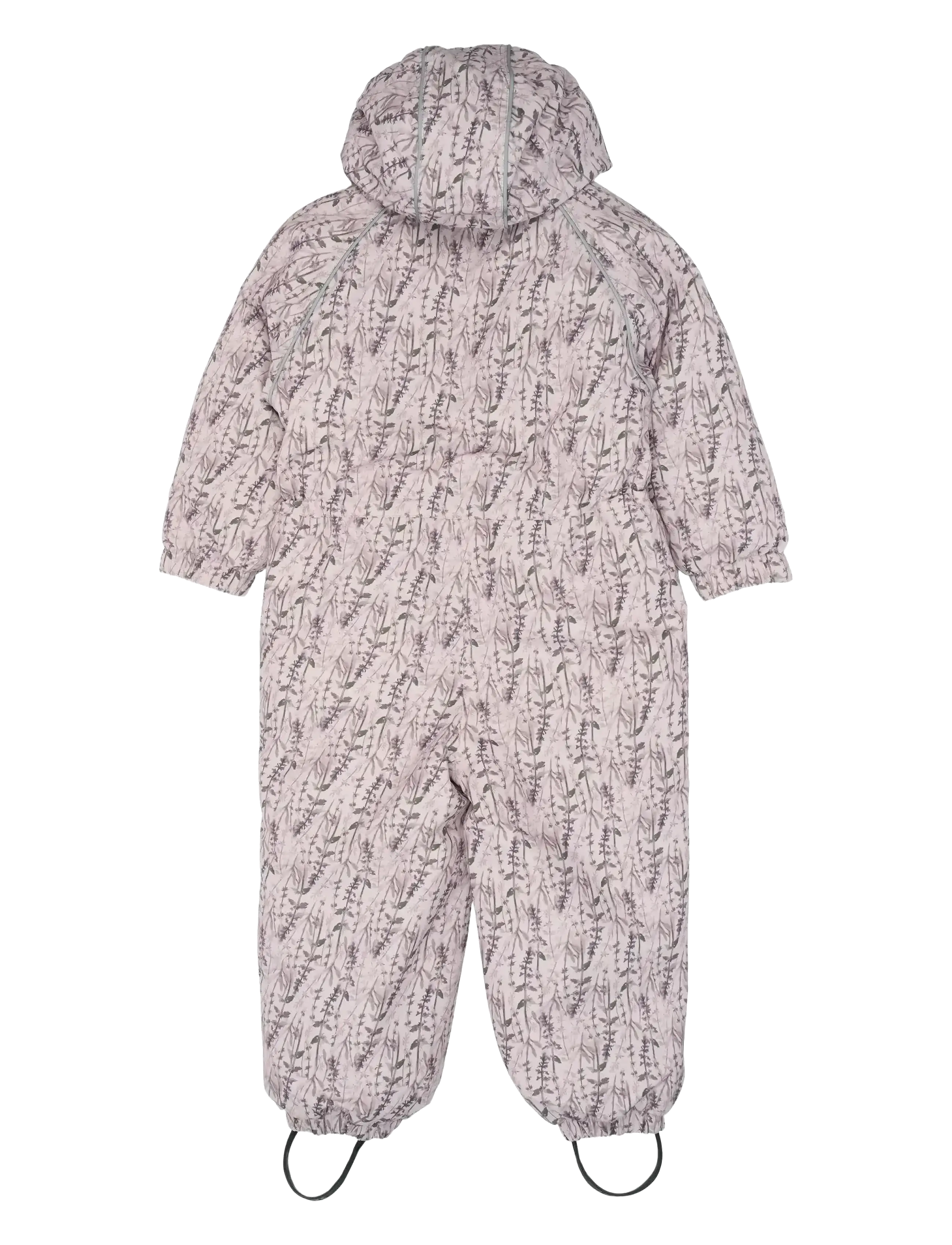 mikk-line - Polyester Junior Suit - Aop Floral - børn - cloud gray - 1