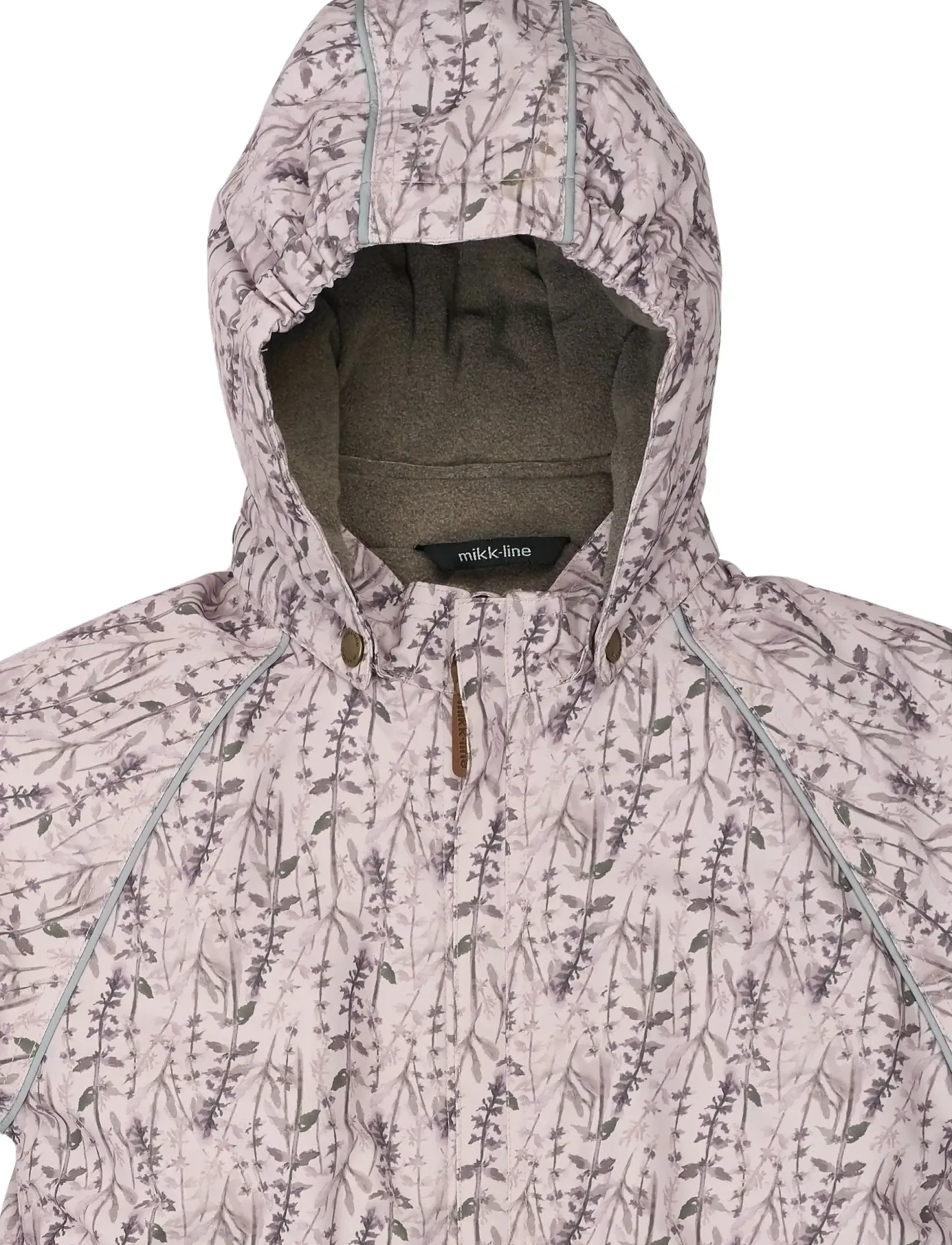 mikk-line - Polyester Junior Suit - Aop Floral - børn - cloud gray - 5