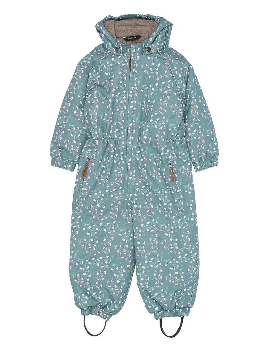 mikk-line - Polyester Junior Suit - Aop Floral - schneeanzug - floral shadow aop - 0