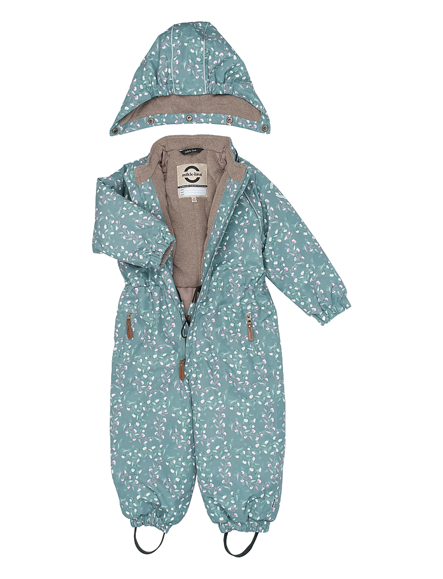 mikk-line - Polyester Junior Suit - Aop Floral - schneeanzug - floral shadow aop - 2