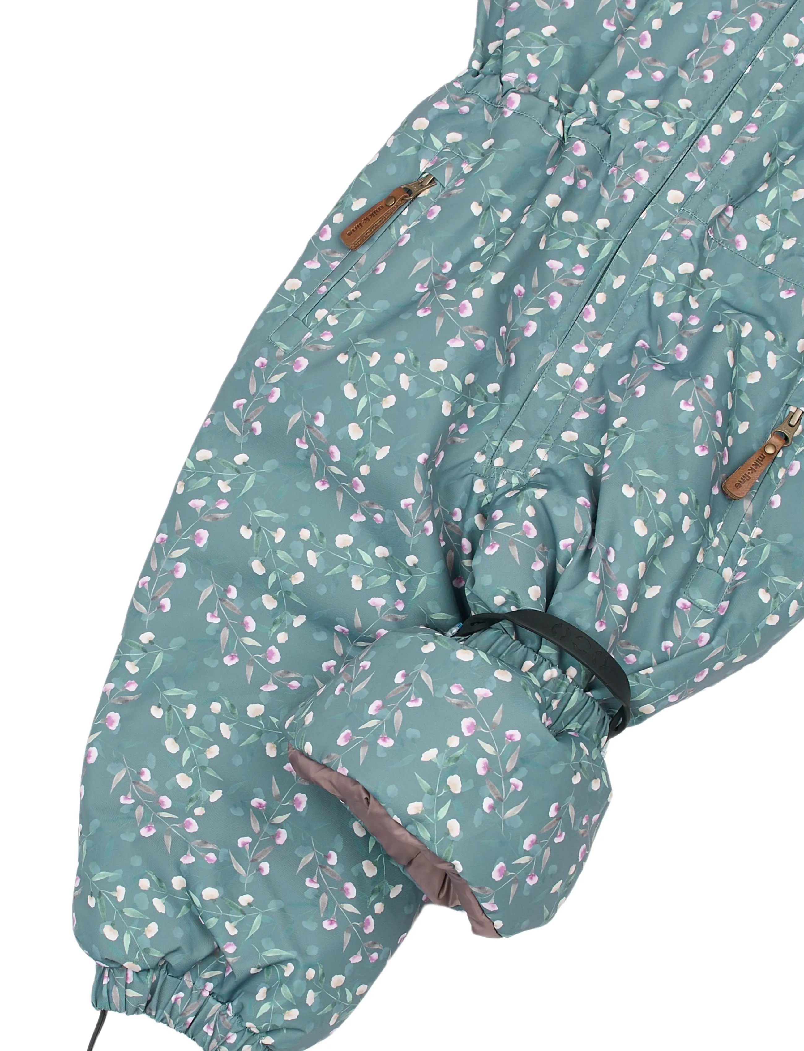 mikk-line - Polyester Junior Suit - Aop Floral - schneeanzug - floral shadow aop - 5