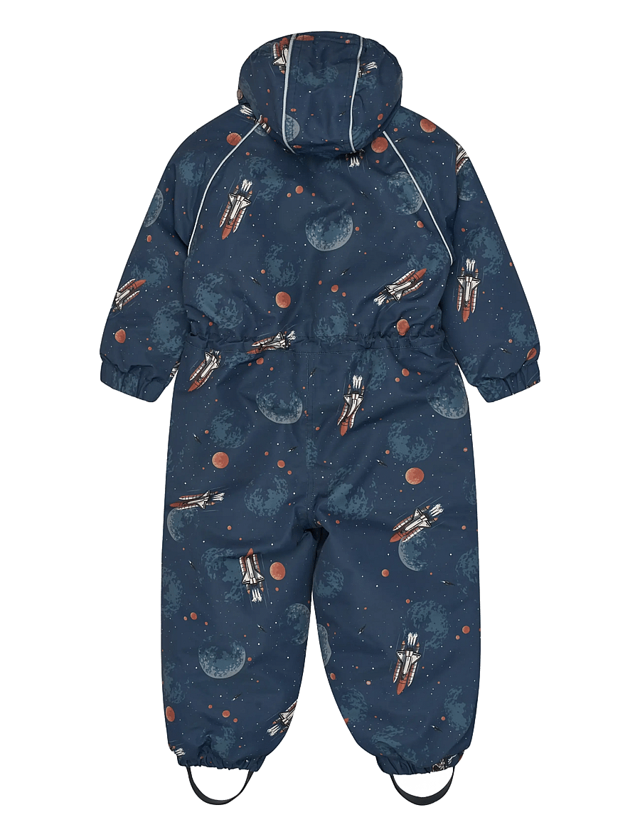 mikk-line - Polyester Junior Suit - Aop Floral - schneeanzug - space aop - 1