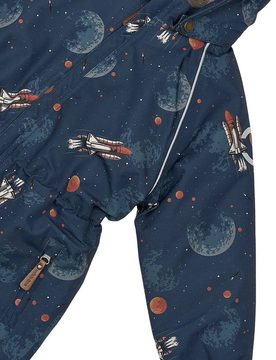 mikk-line - Polyester Junior Suit - Aop Floral - schneeanzug - space aop - 4