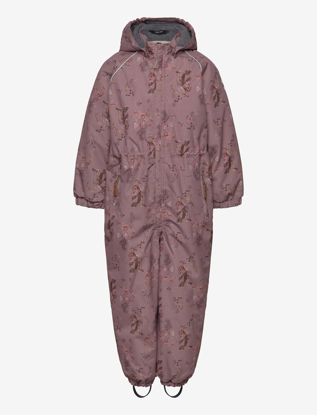 mikk-line - Polyester Junior Suit - Aop Floral - børn - twilight mauve - 1