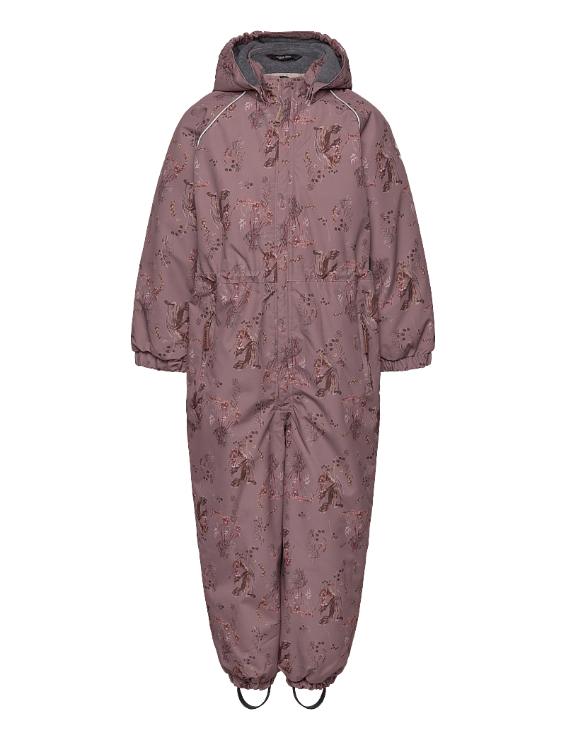 mikk-line - Polyester Junior Suit - Aop Floral - shop efter alder - twilight mauve - 1