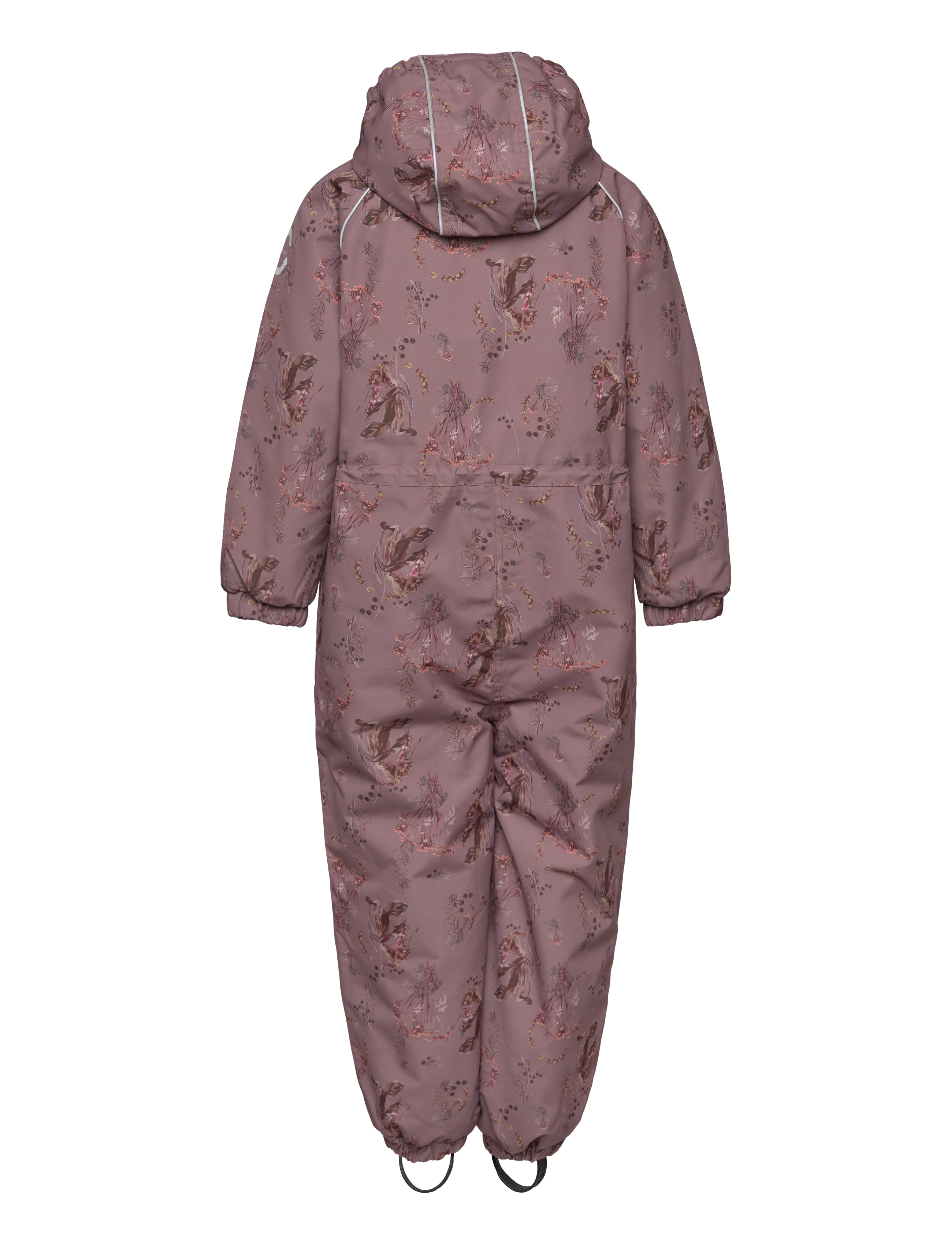 mikk-line - Polyester Junior Suit - Aop Floral - talvekombinesoon - twilight mauve - 2