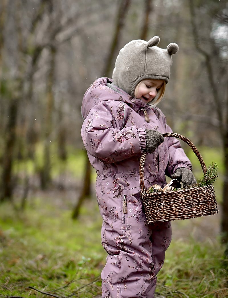mikk-line - Polyester Junior Suit - Aop Floral - shop efter alder - twilight mauve - 0