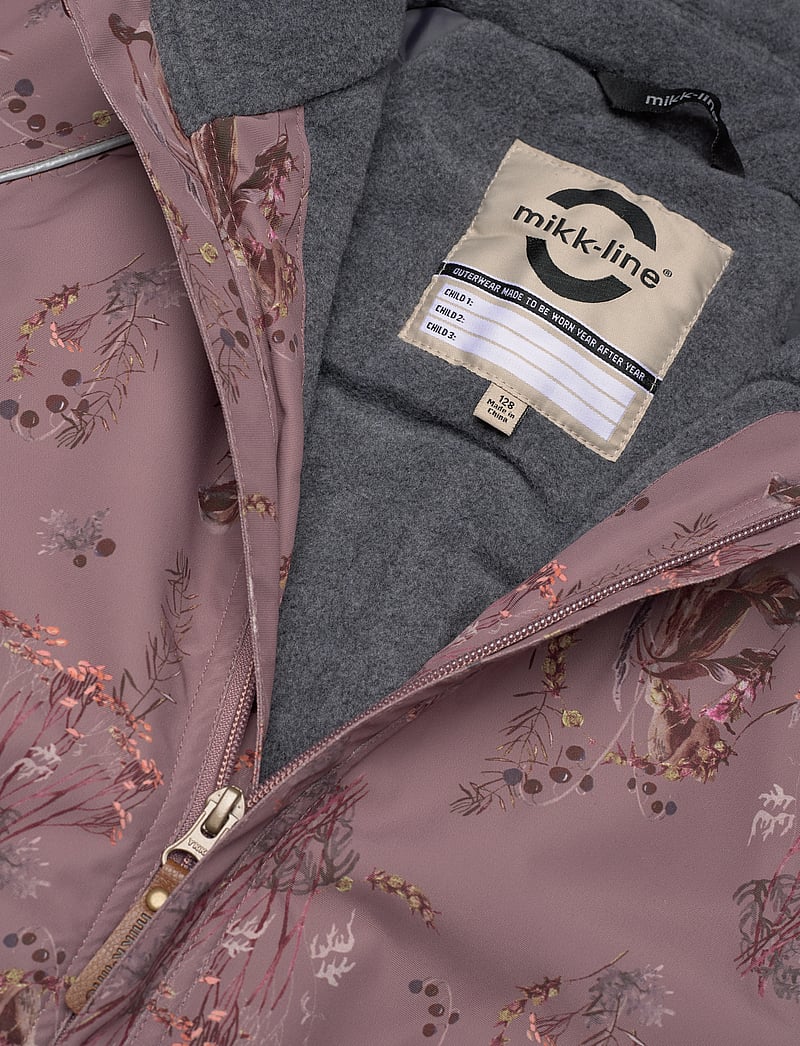 mikk-line - Polyester Junior Suit - Aop Floral - shop efter alder - twilight mauve - 3