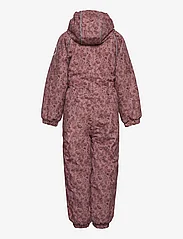 mikk-line - Polyester Junior Suit - Aop Floral - snowsuit - mink - 1